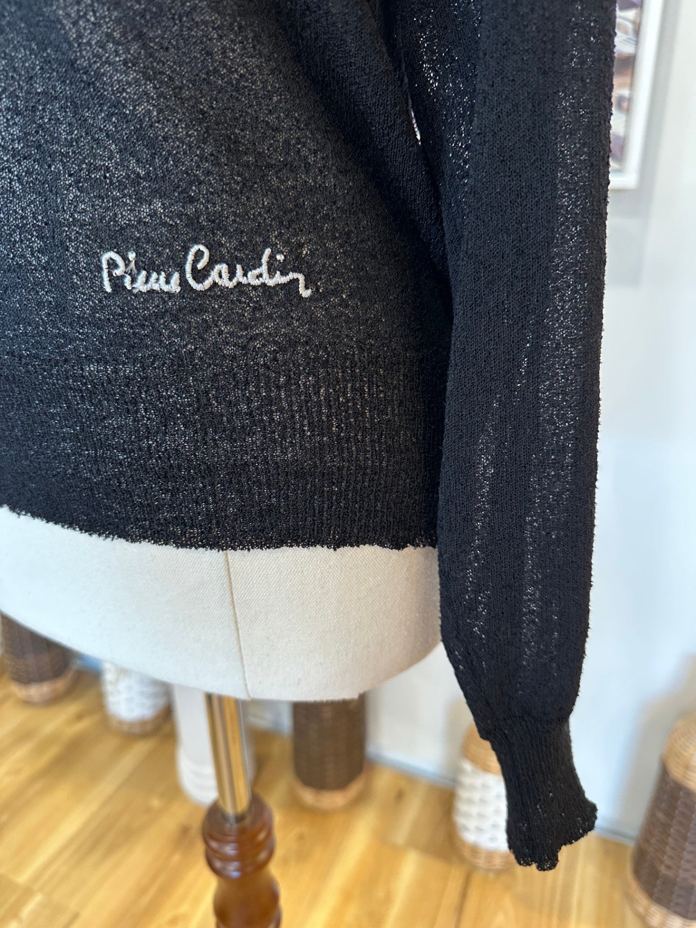 [SALE] Pierre Cardin - Lightweight Jumper - Black