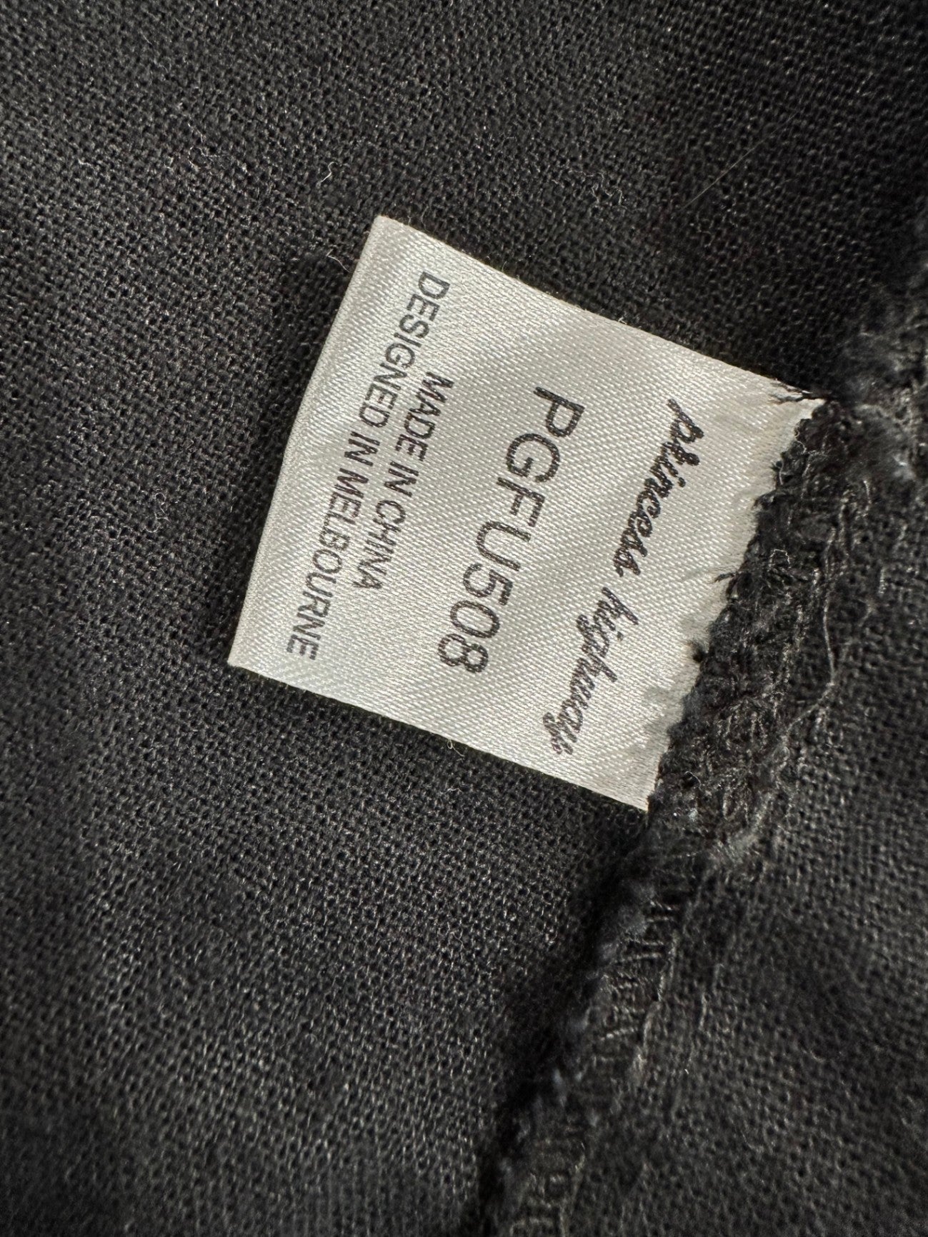 [SALE] Princess Highway Dress - Size 16 - Black -  Linen / Cotton Blend