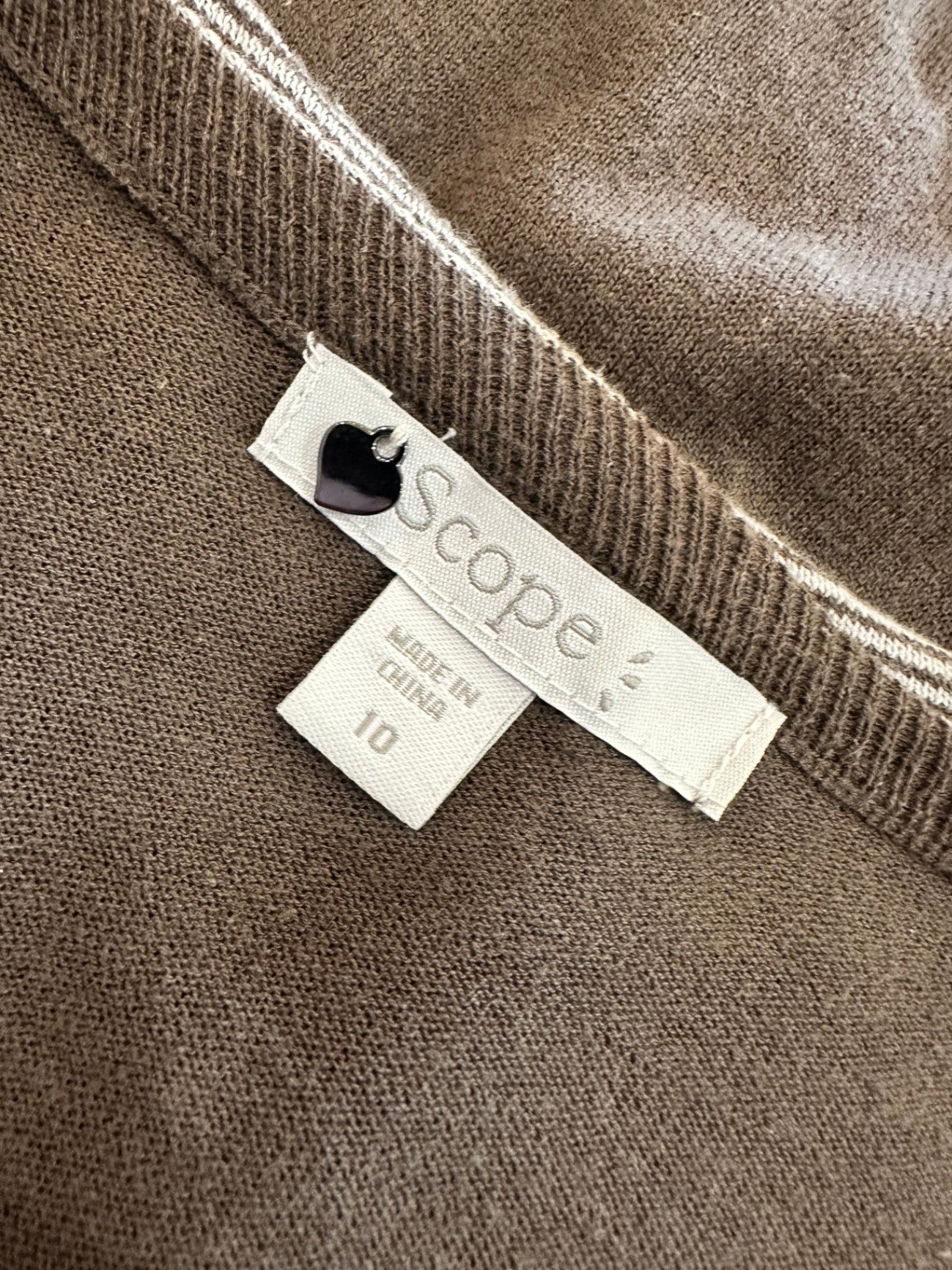 [SALE] Scope Cardigan - Size 10 - Brown