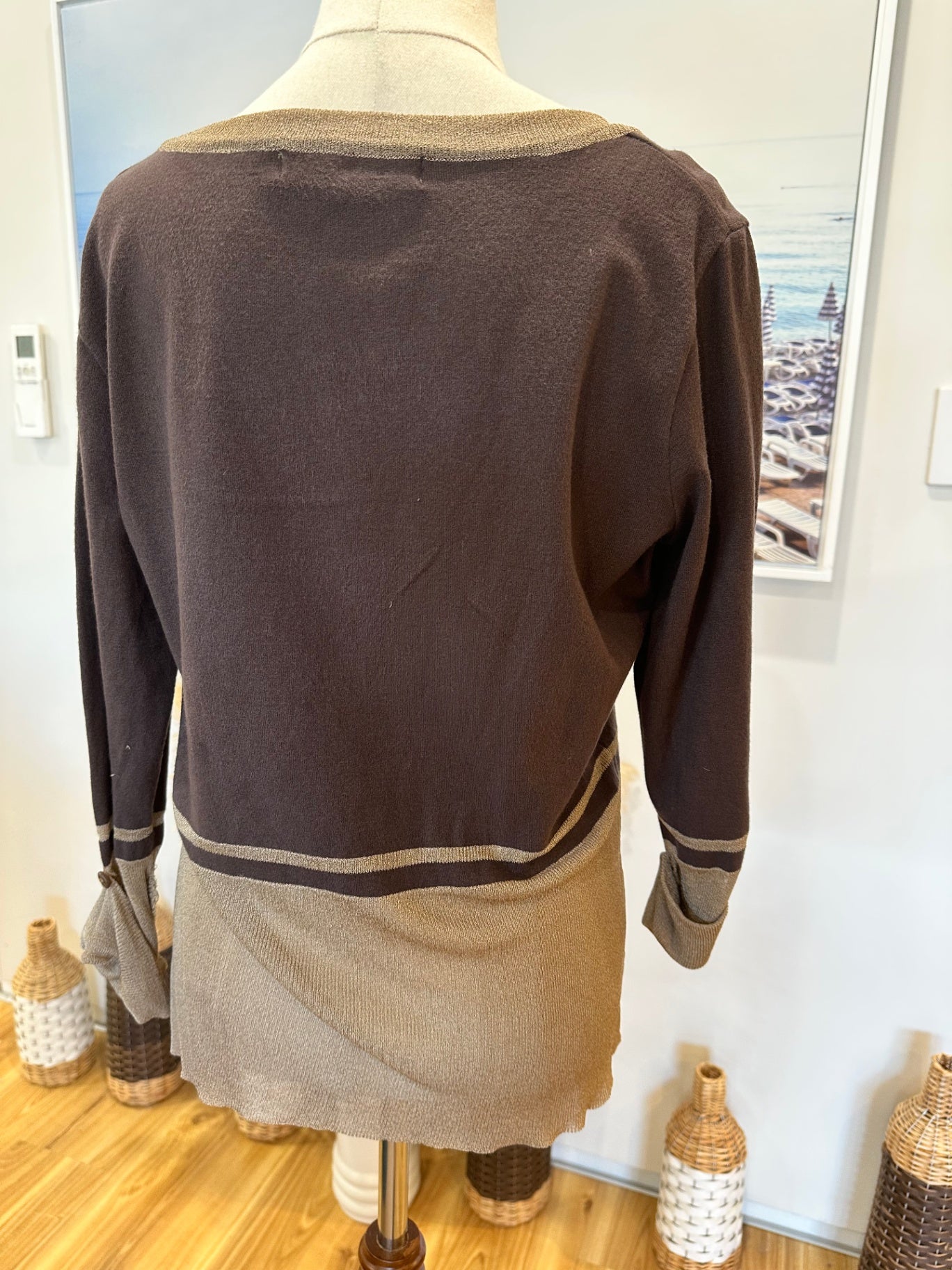 [SALE] Aliza - Jumper - Size 14 - Brown and beige