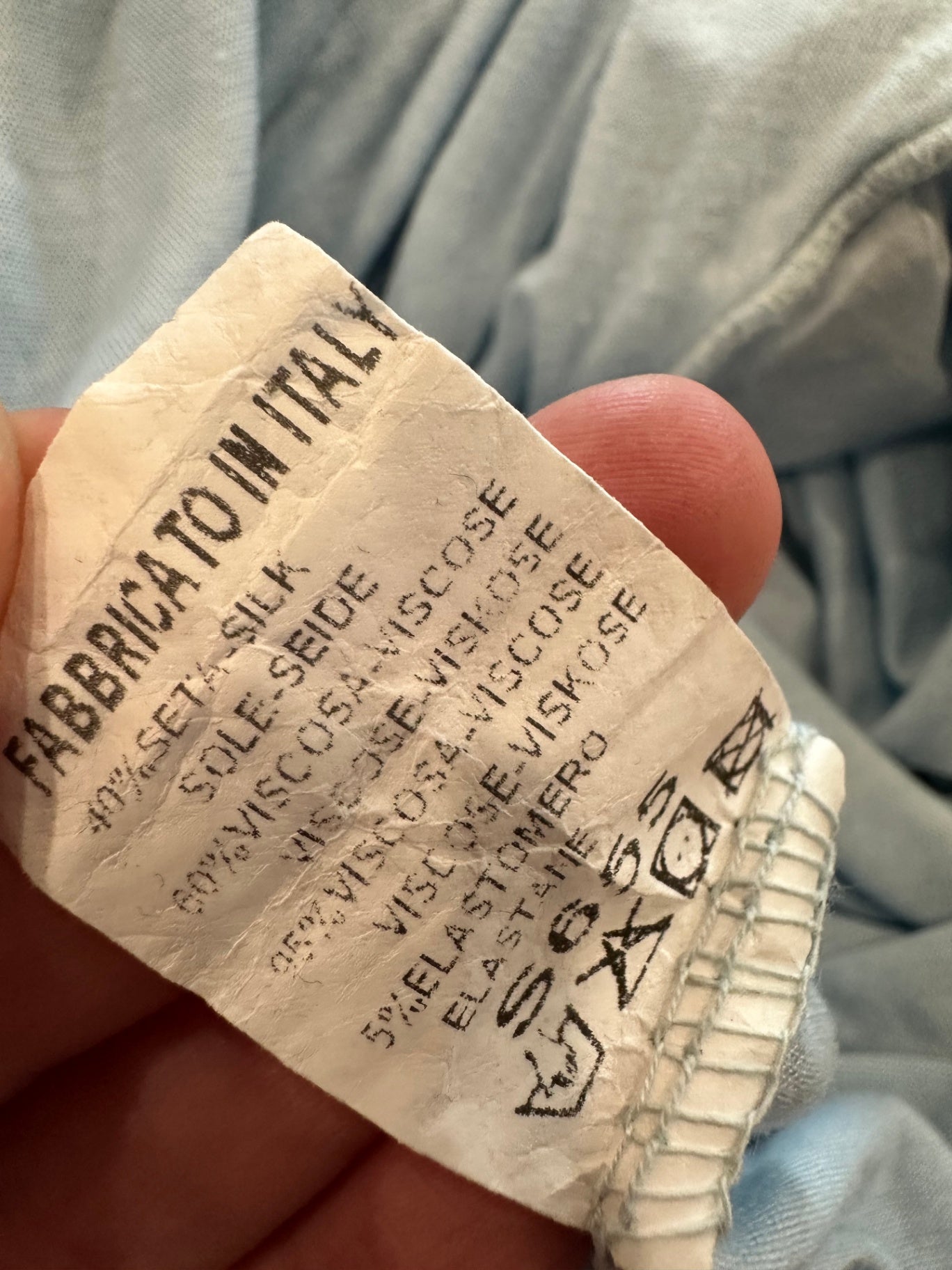 Bohemian Blouse - Large / Extra Large - Light Blue