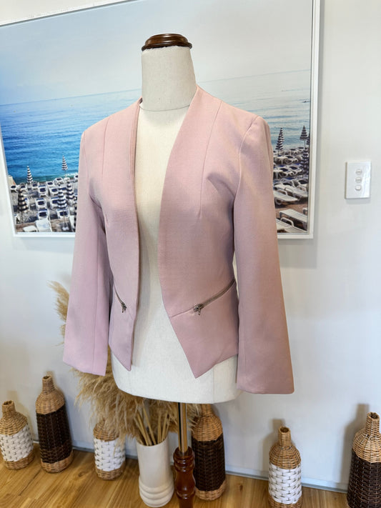 [SALE] Pagani - Cropped Blazer - Size 8 - Pink