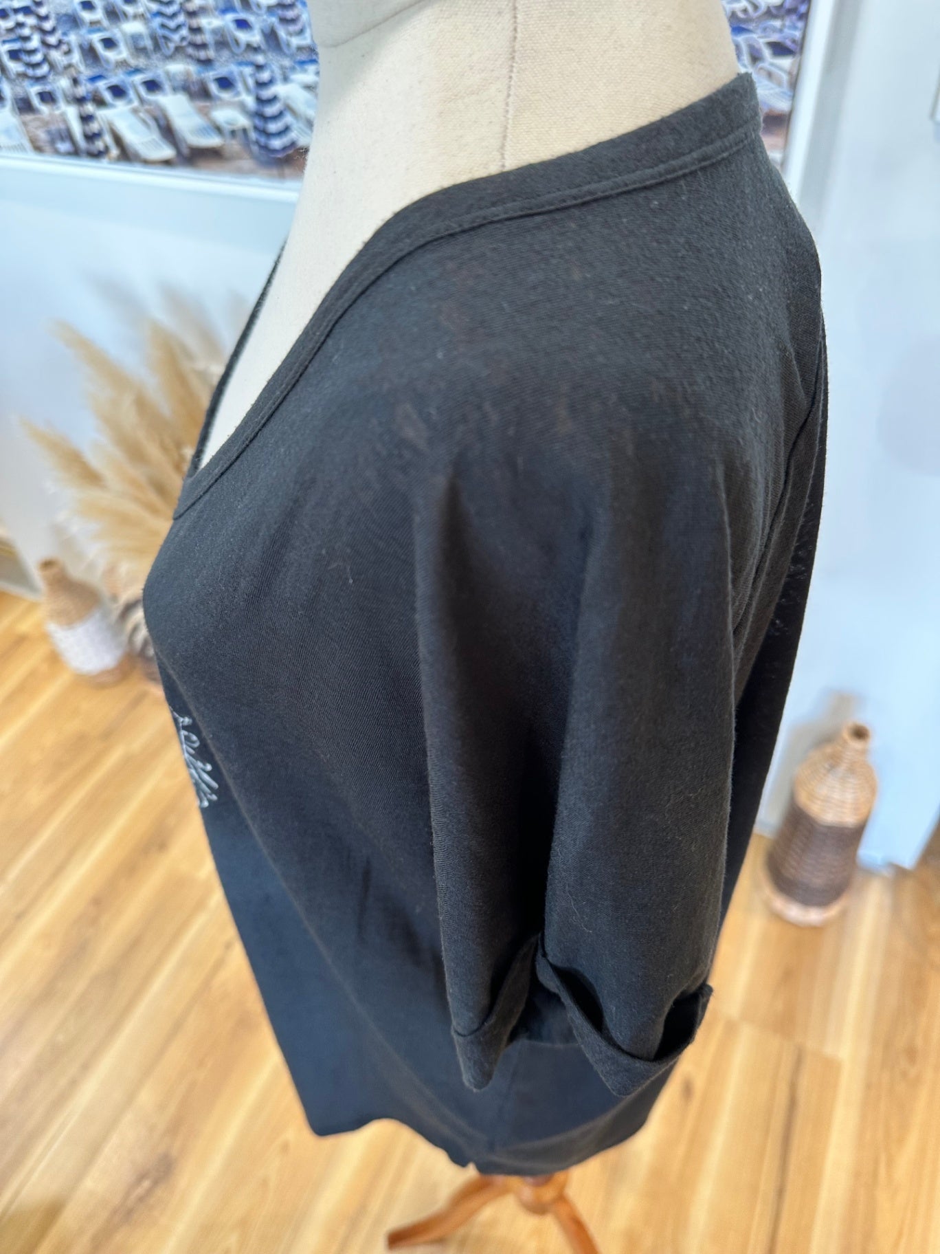 [SALE] Decjuba - Top - Nevada print - Size Large - Black