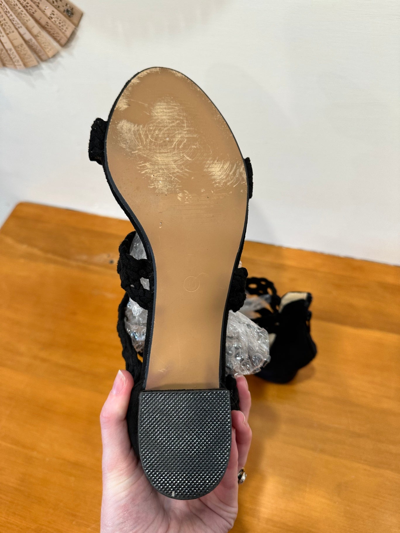 [SALE] Capture - Heeled Sandals - Size 10 - Black