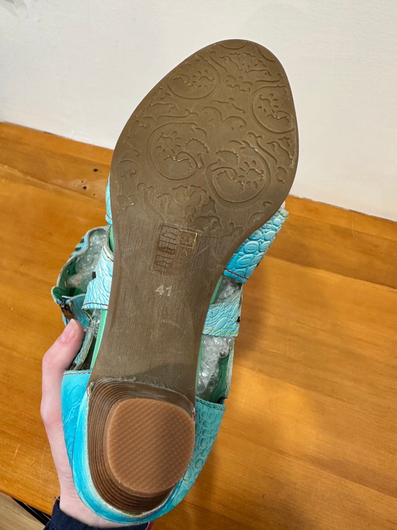 [SALE] Maher - Summer Sandals / Heels - Size EU 41 - Turquoise