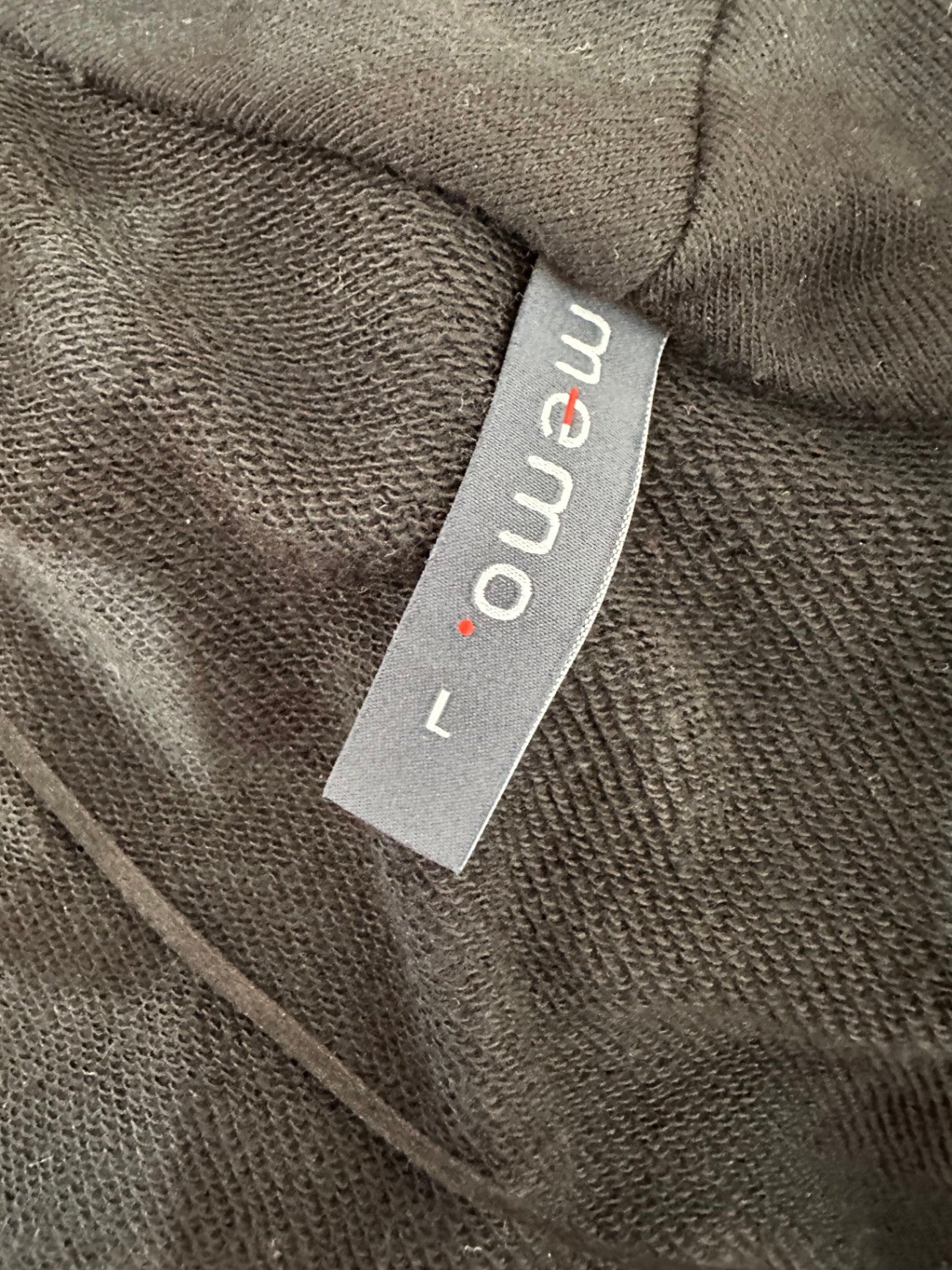 [SALE] Memo - Black Over-Coat - Size Large