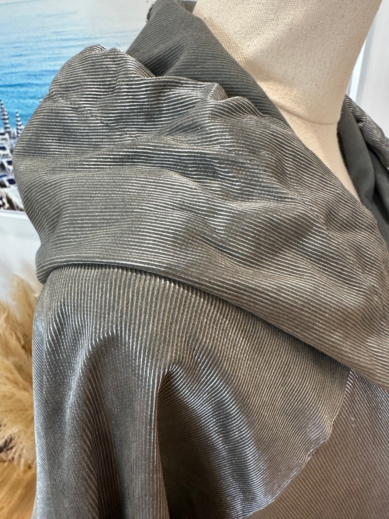 [SALE] Mirra Mirra - Silver Blazer / Jacket - Medium / Large