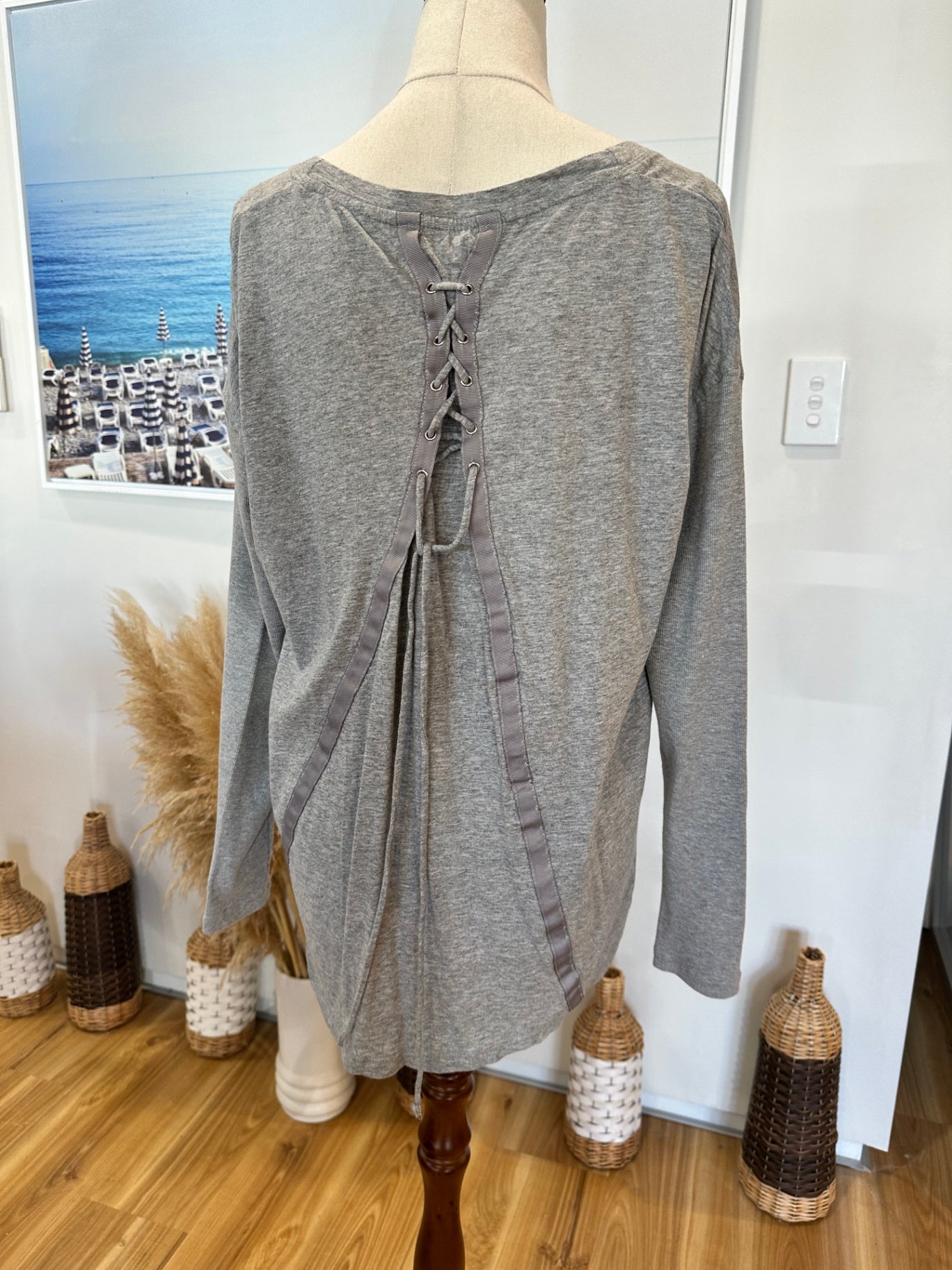 [SALE] Max - Long sleeve Top - Medium - Grey