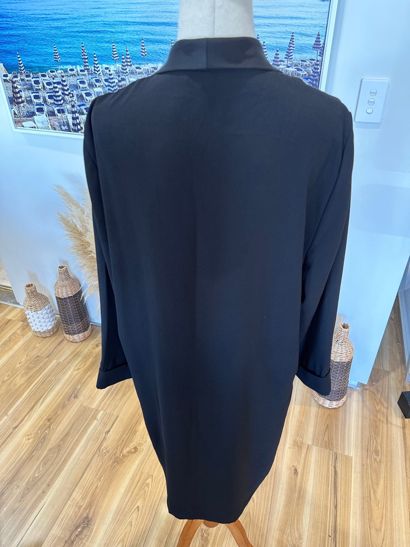 [SALE] Glassons - Waterfall Blazer / Jacket - Size 16 - Black