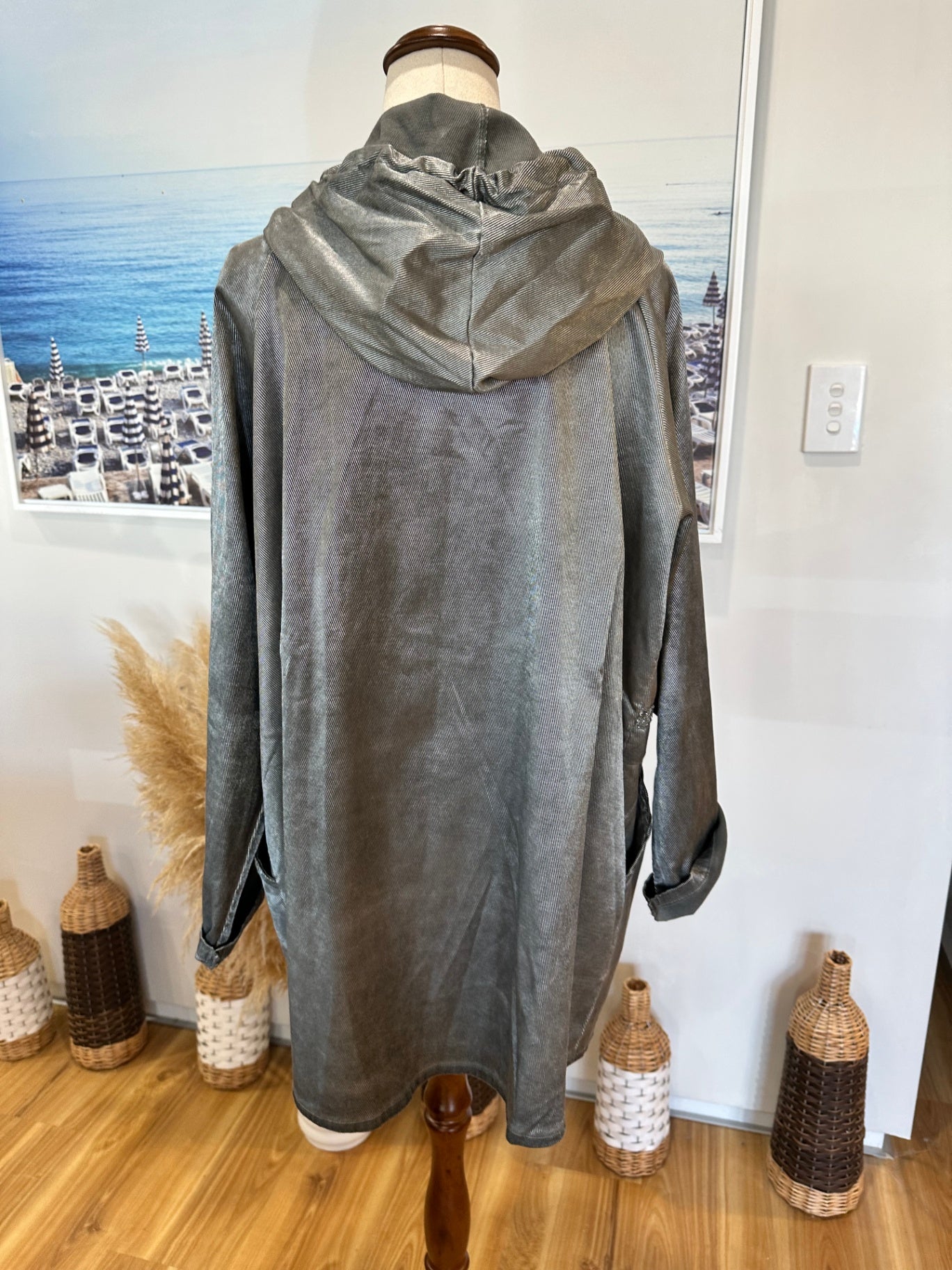 [SALE] Mirra Mirra - Silver Blazer / Jacket - Medium / Large