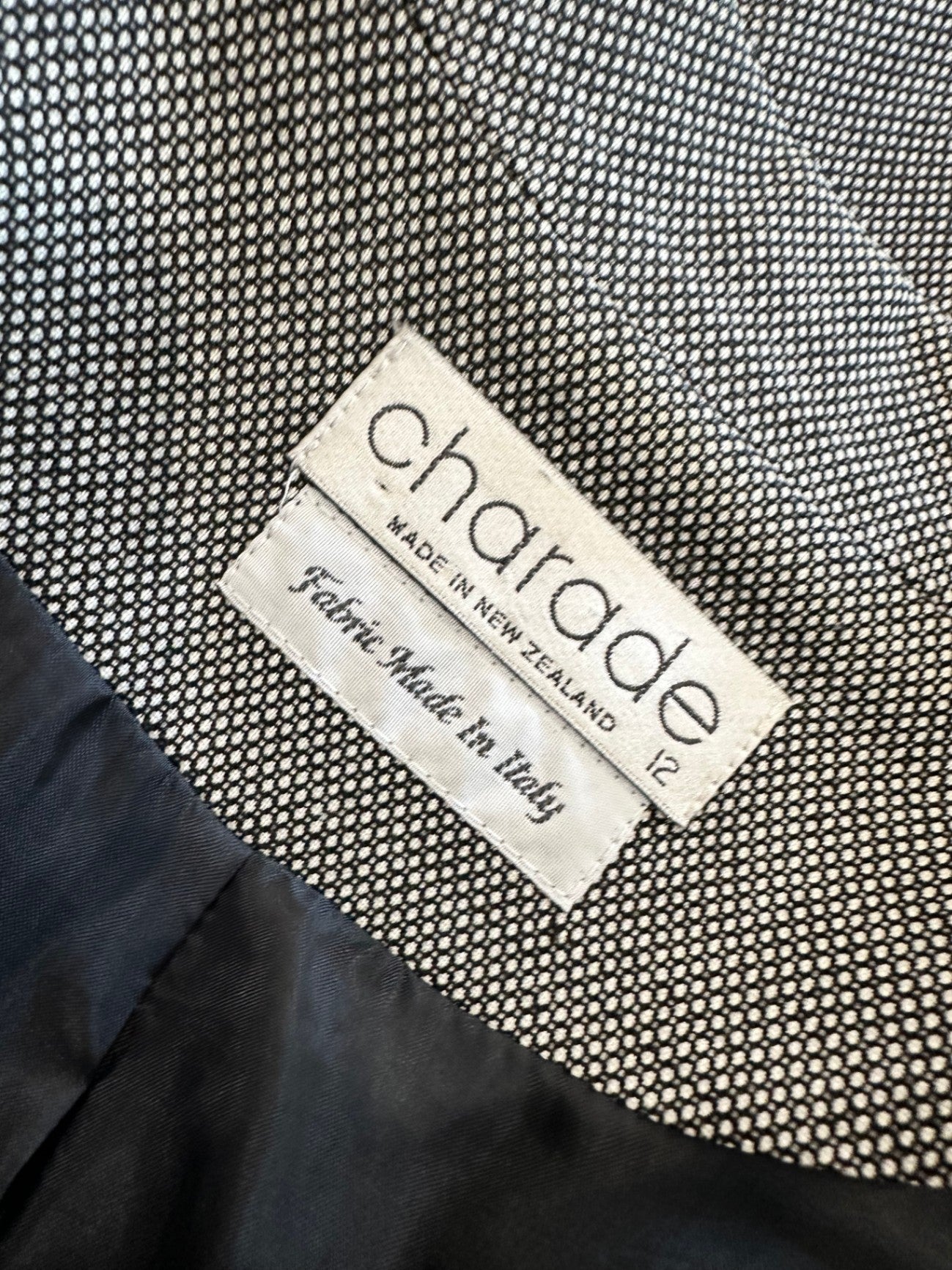 [SALE] Charade - Boxy Blazer - Size 12 - Grey