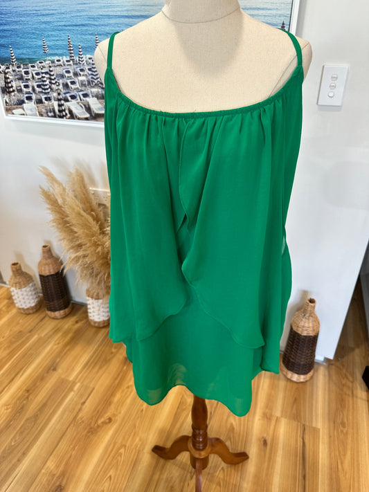 [SALE] City Chic - Summer Blouse - Size 18 - Green