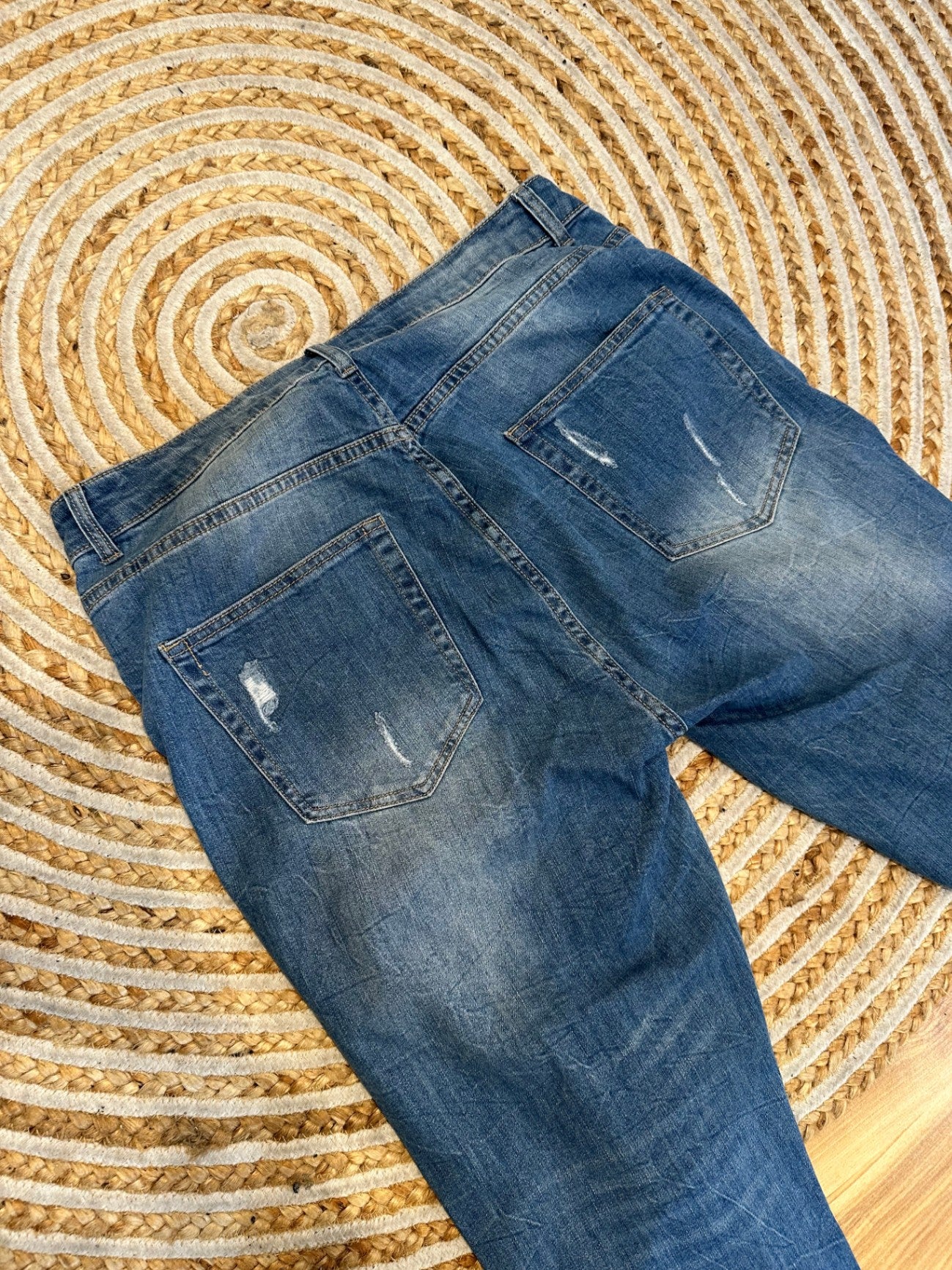 [SALE] Wakee - Distressed / Ripped Jeans - Size 16 - Blue