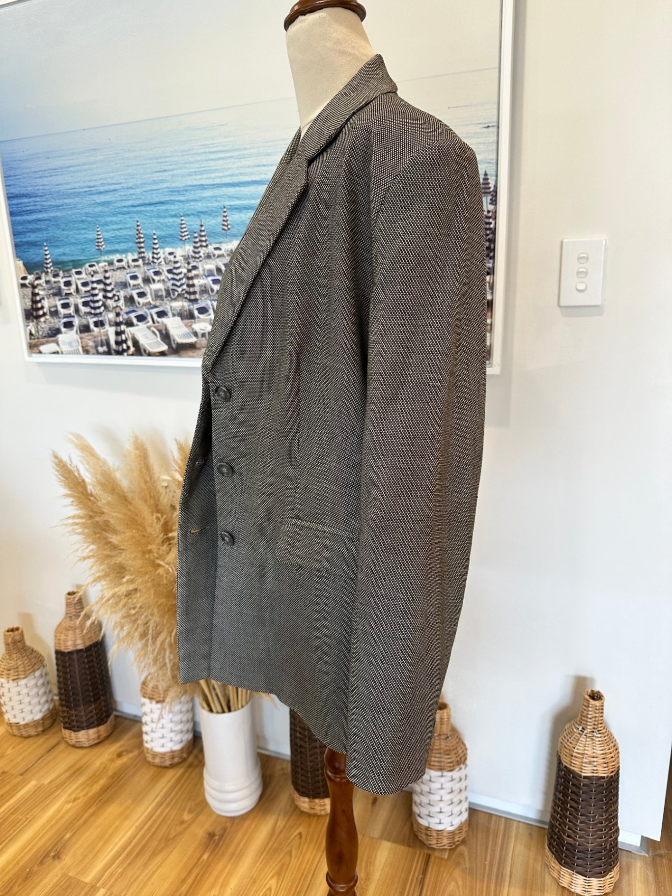 [SALE] Charade - Boxy Blazer - Size 12 - Grey
