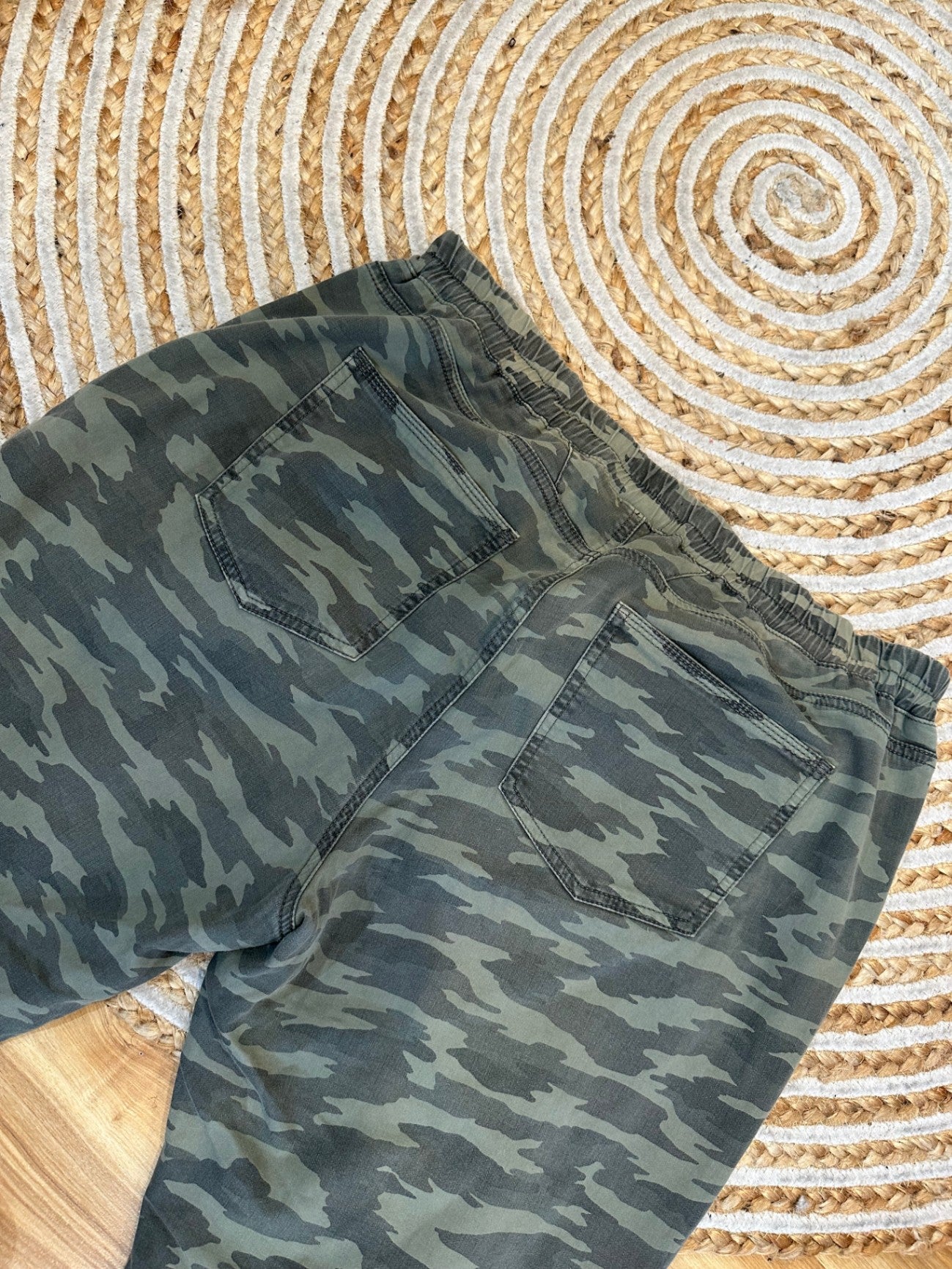 [SALE] Just Jeans - Drawstring Pants - Size 16 - Green camouflage