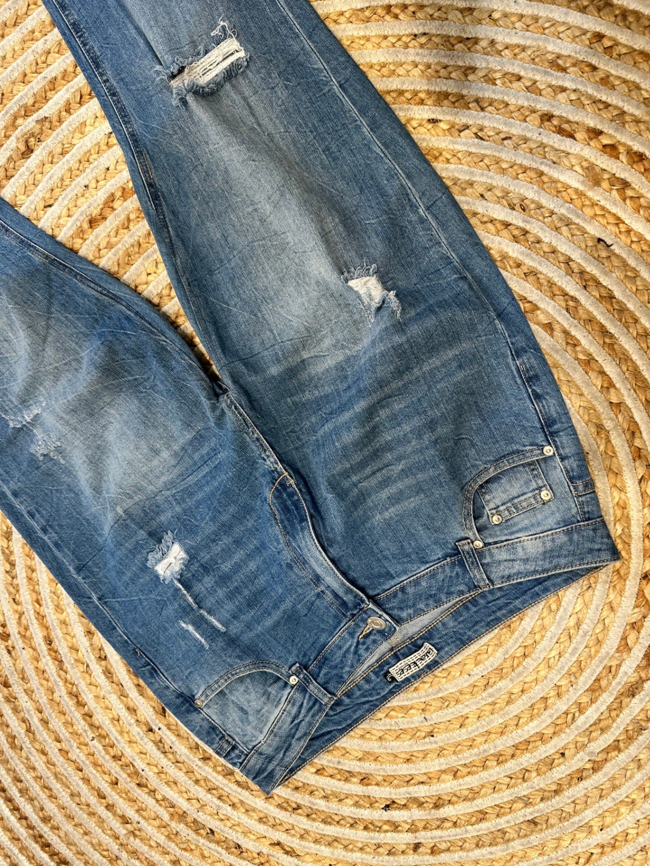 [SALE] Wakee - Distressed / Ripped Jeans - Size 16 - Blue