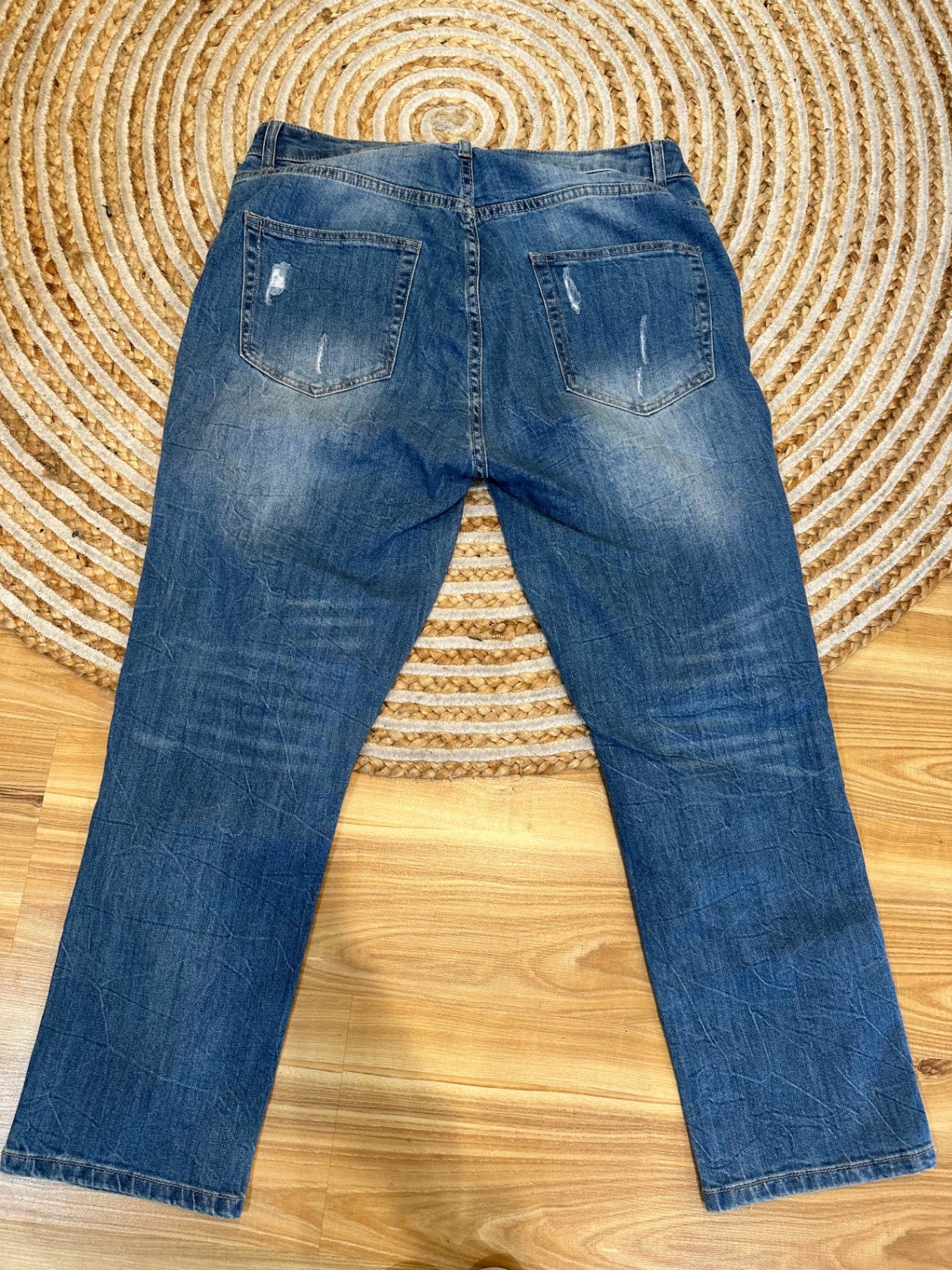 [SALE] Wakee - Distressed / Ripped Jeans - Size 16 - Blue