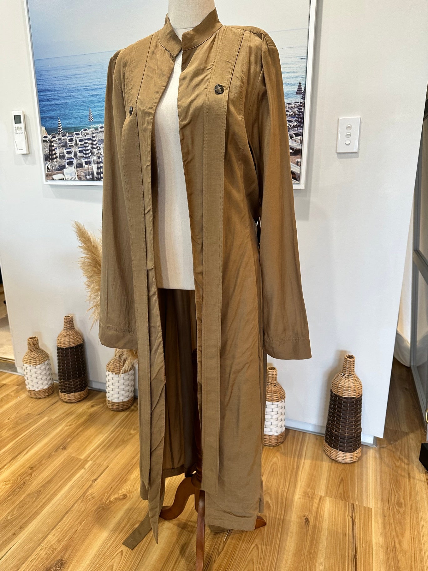 [SALE] Sass & Bide - Duster Coat - Large - Beige