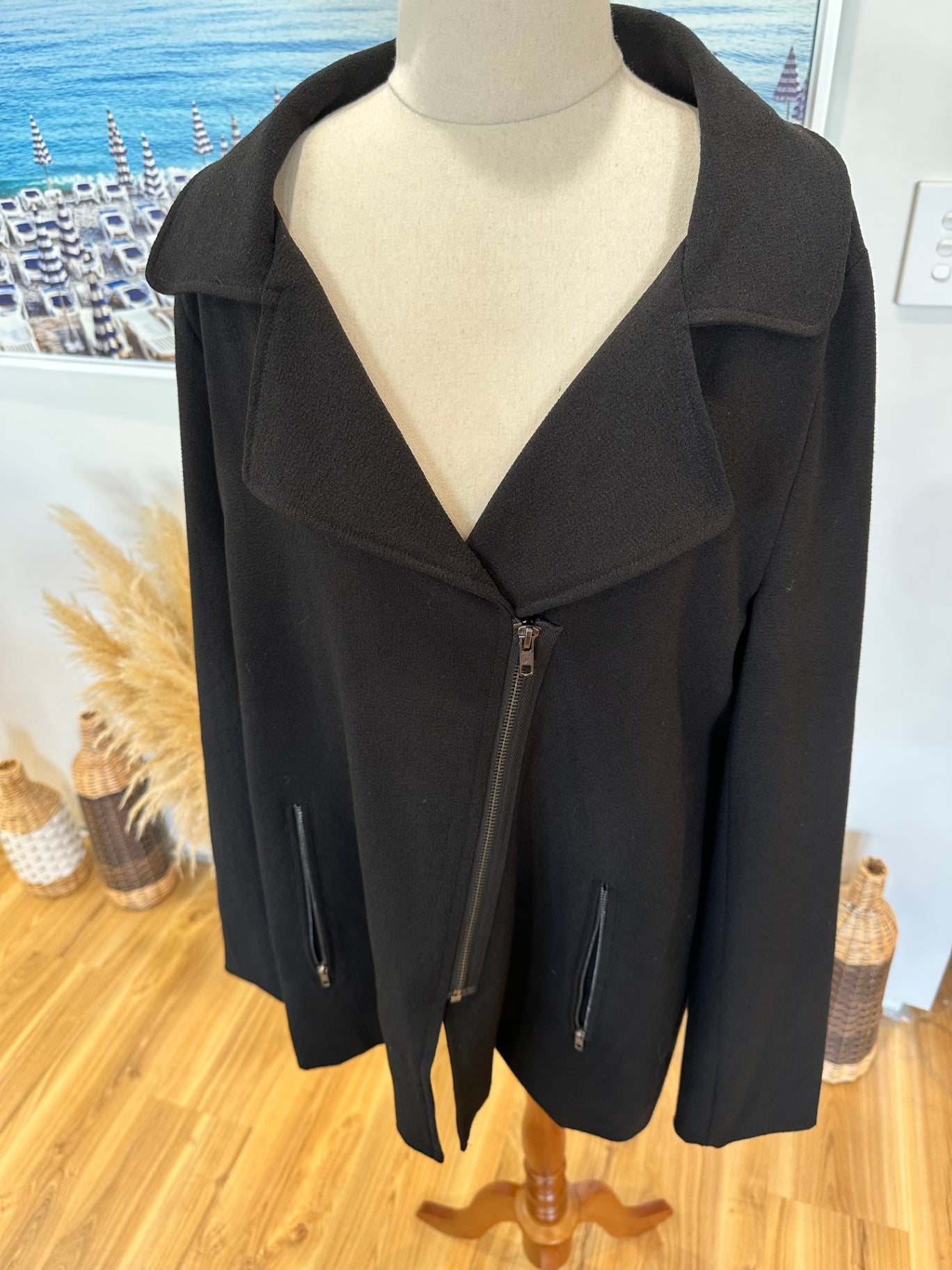 [SALE] Glassons - Biker Jacket - Size 16 - Black