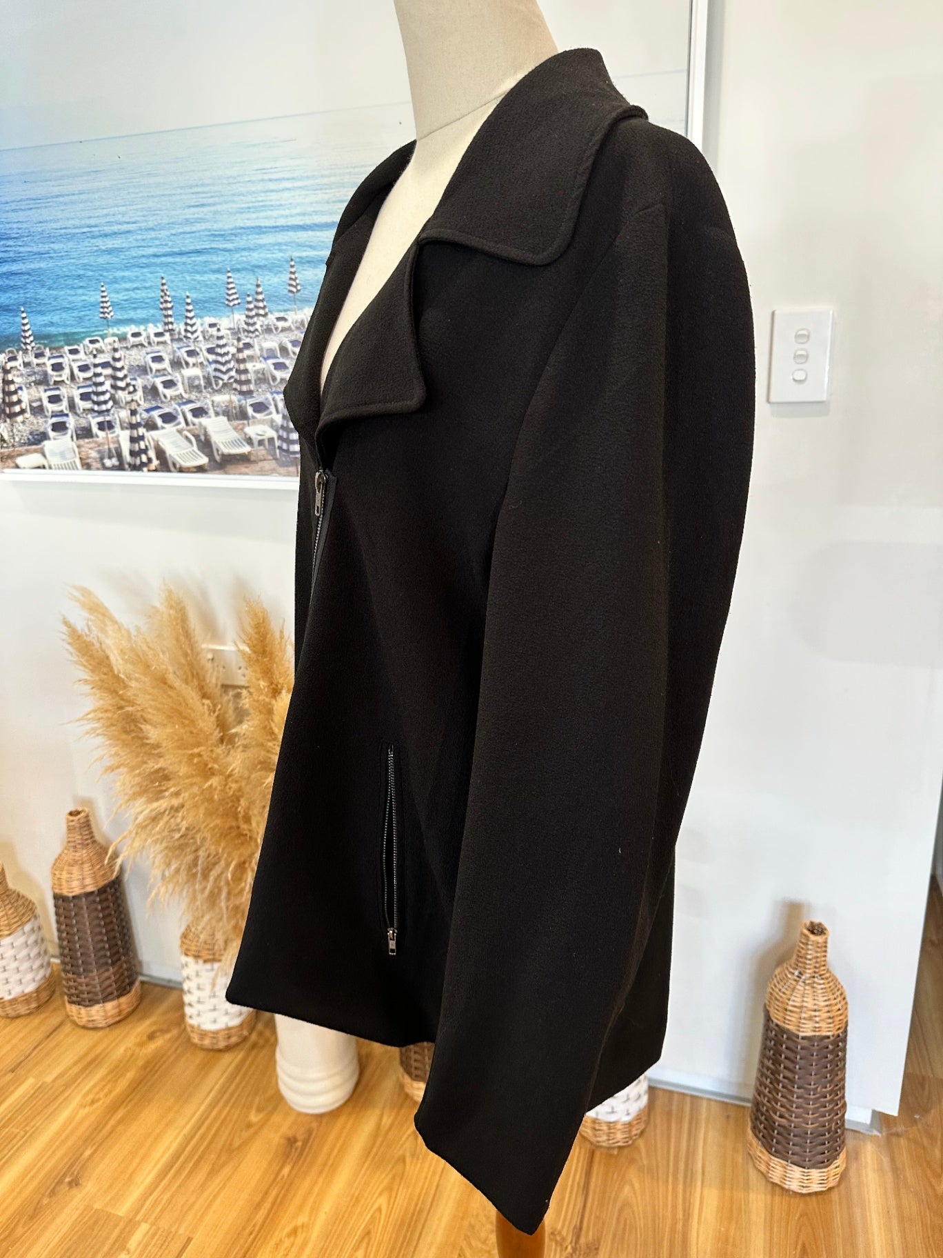 [SALE] Glassons - Biker Jacket - Size 16 - Black