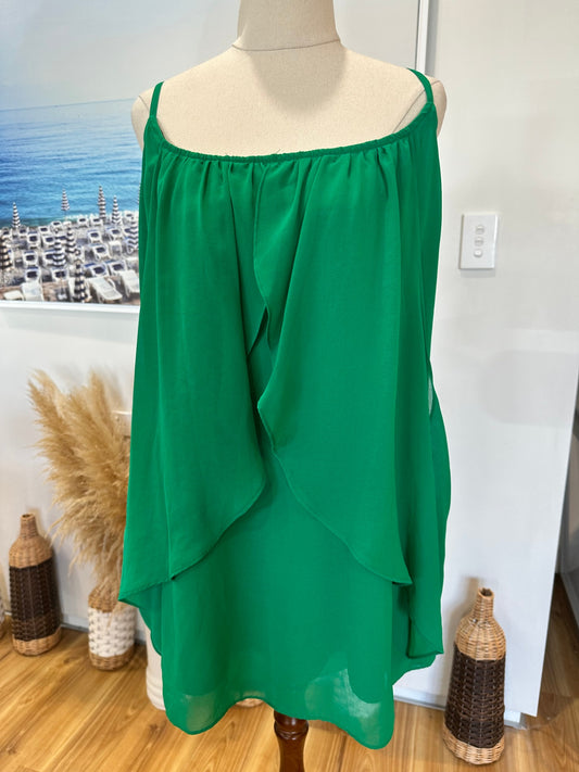 [SALE] City Chic - Summer Blouse - Size 18 - Green