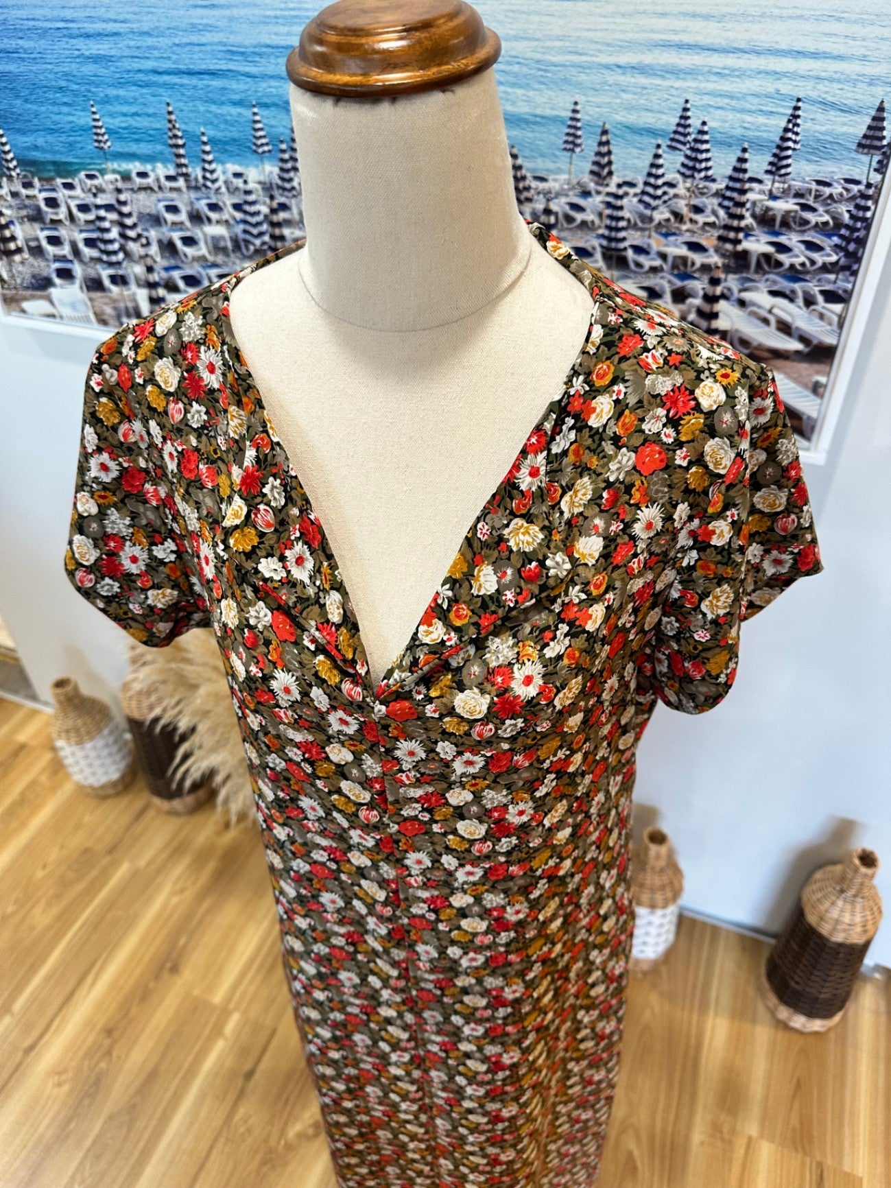 90's Dress - Medium / Large - Multicolour