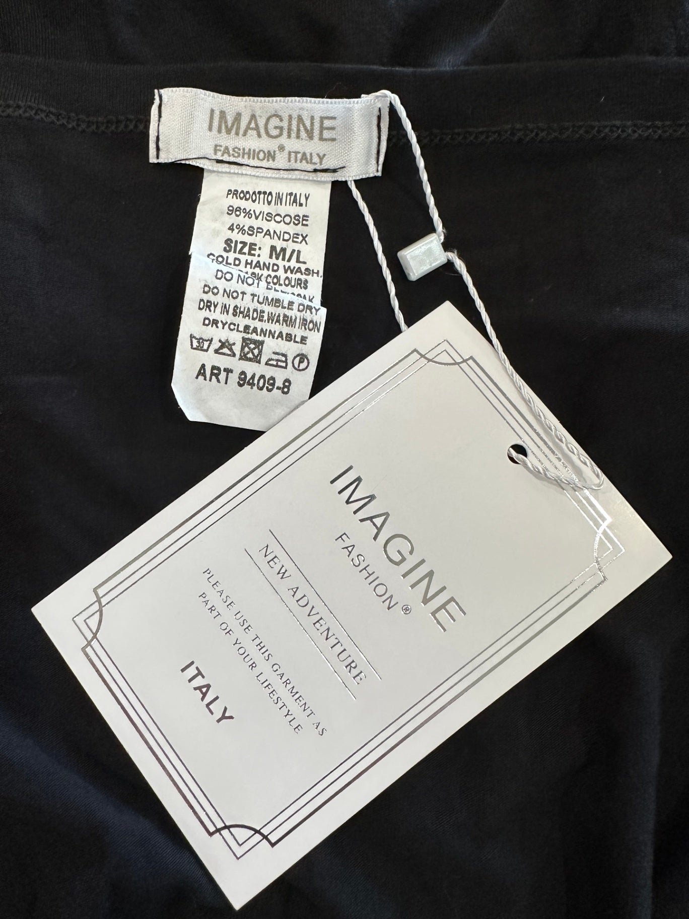 [SALE] Imagine - Made in Italy Dress - One Size - Black - NEW