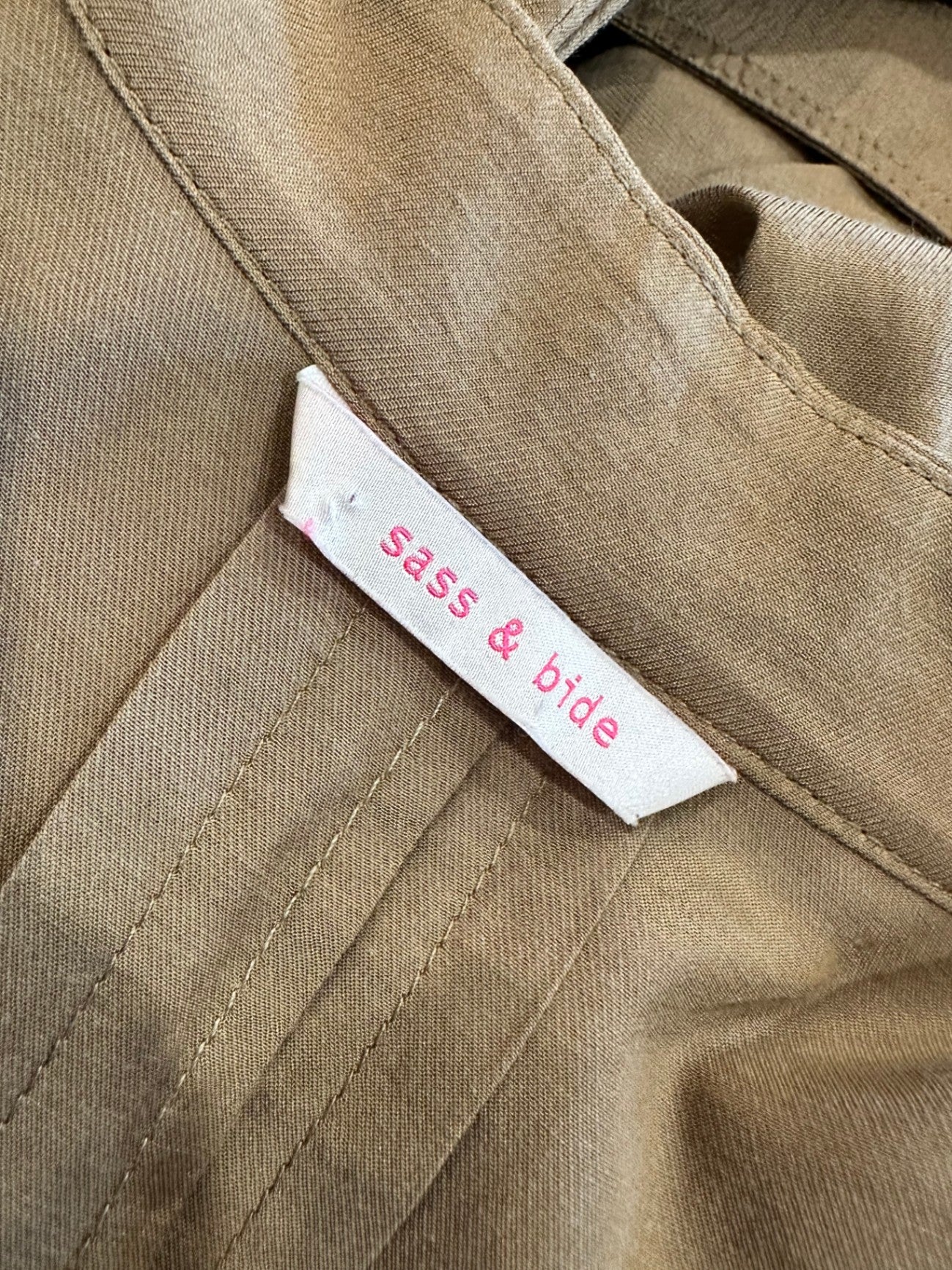 [SALE] Sass & Bide - Duster Coat - Large - Beige