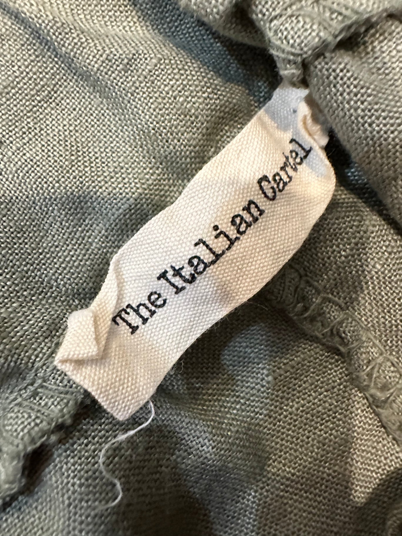 [SALE] The Italian Cartel - Linen Pants - Large / Extra Large - Green