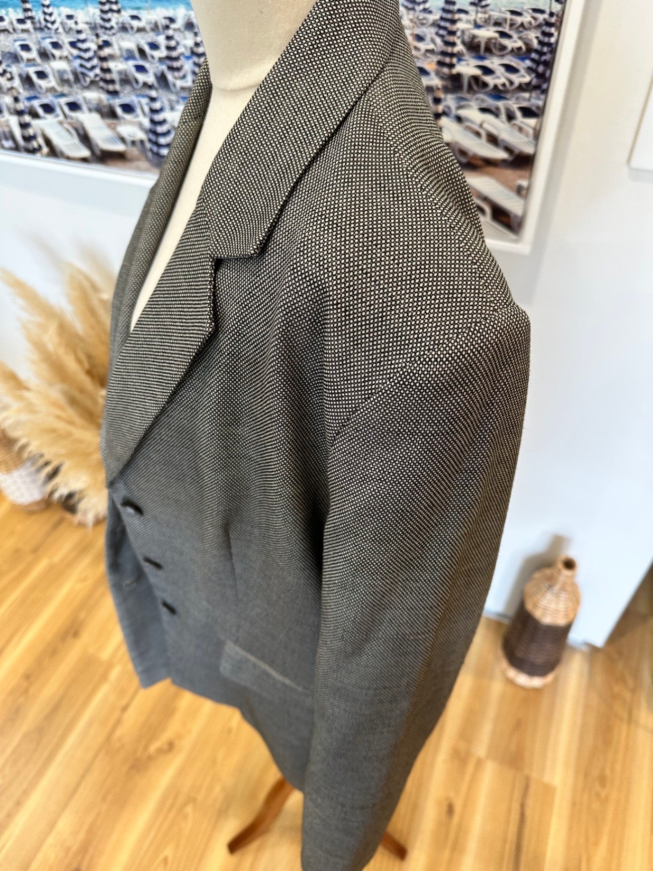 [SALE] Charade - Boxy Blazer - Size 12 - Grey