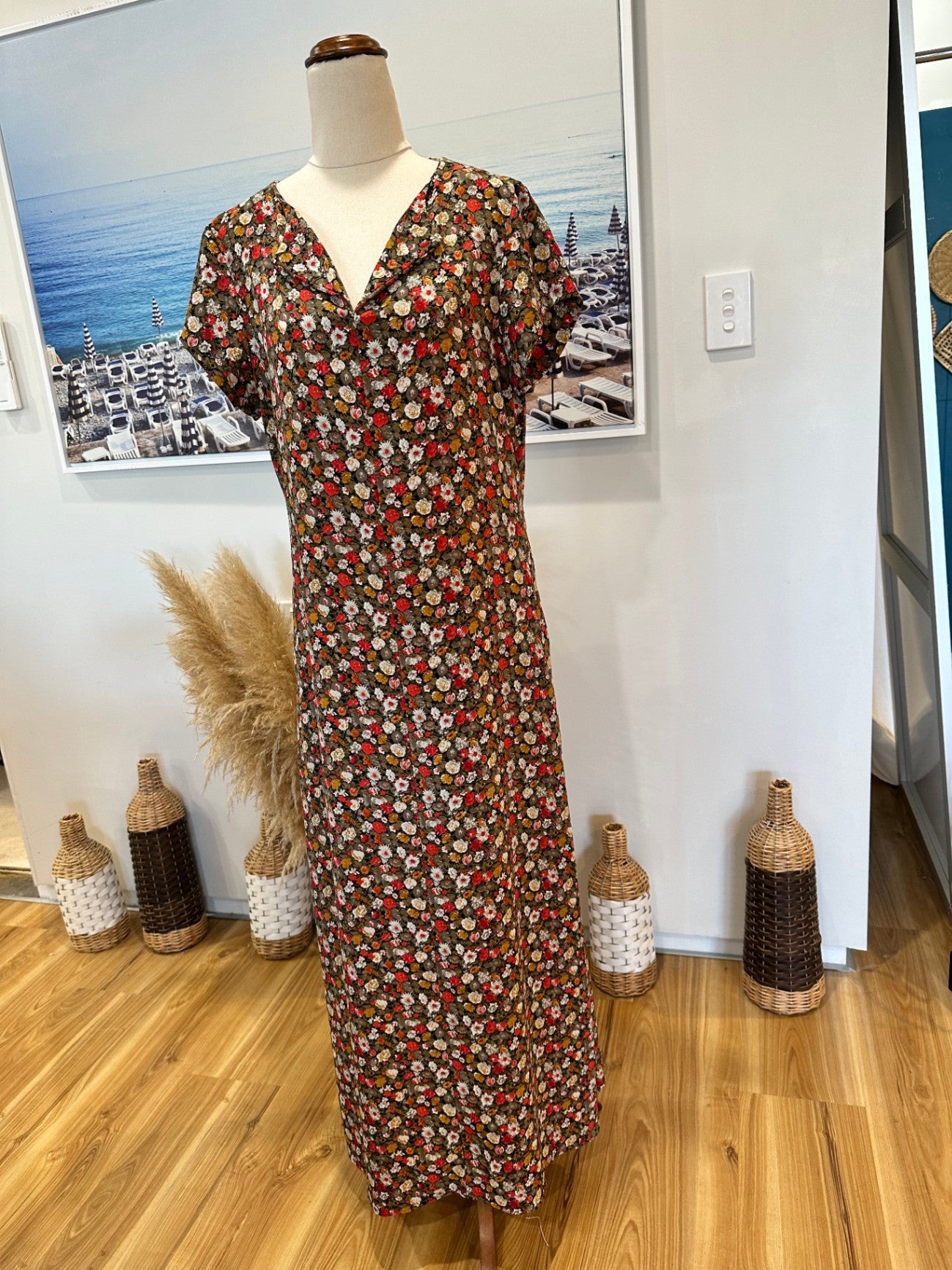 90's Dress - Medium / Large - Multicolour