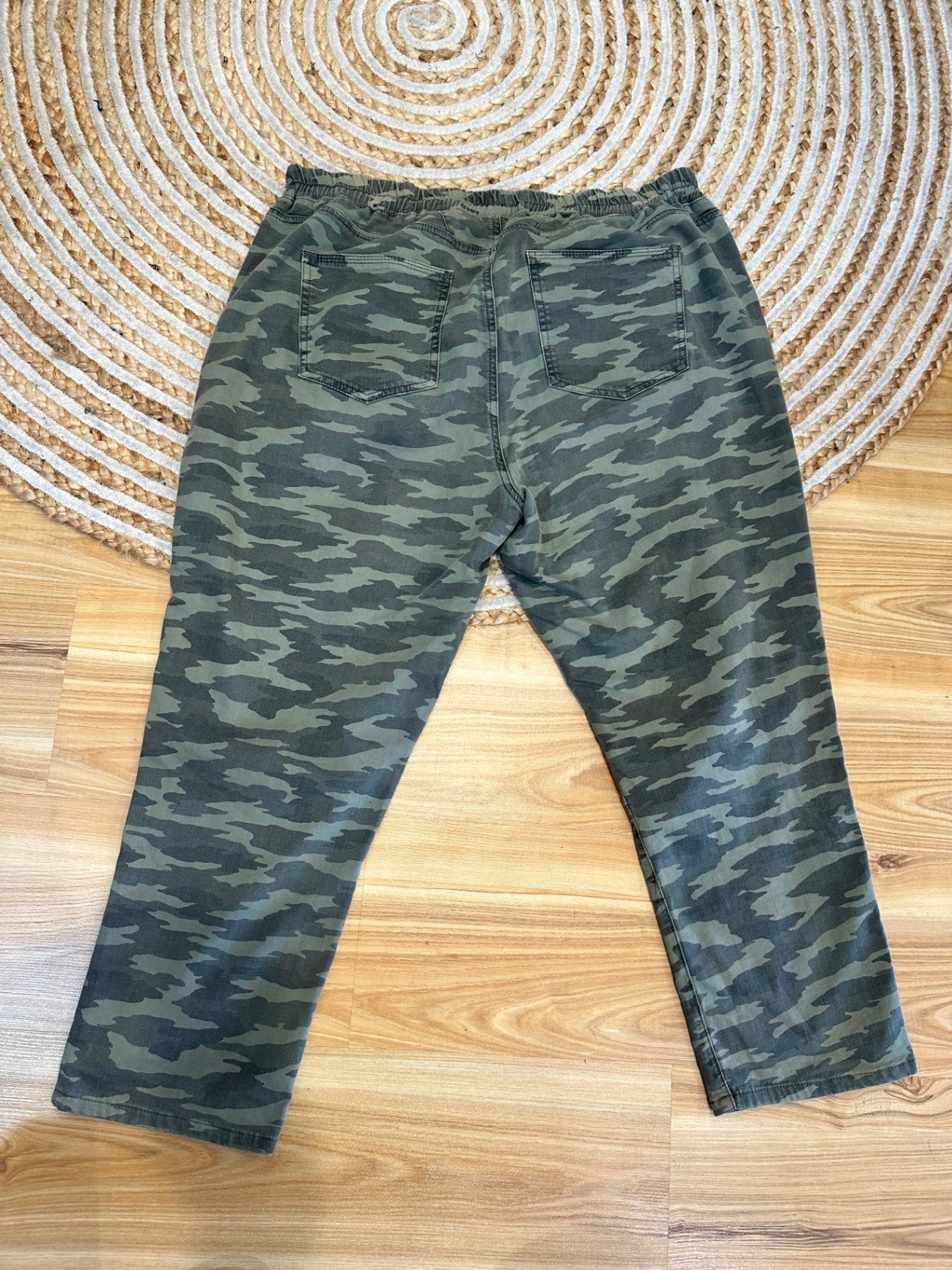 [SALE] Just Jeans - Drawstring Pants - Size 16 - Green camouflage