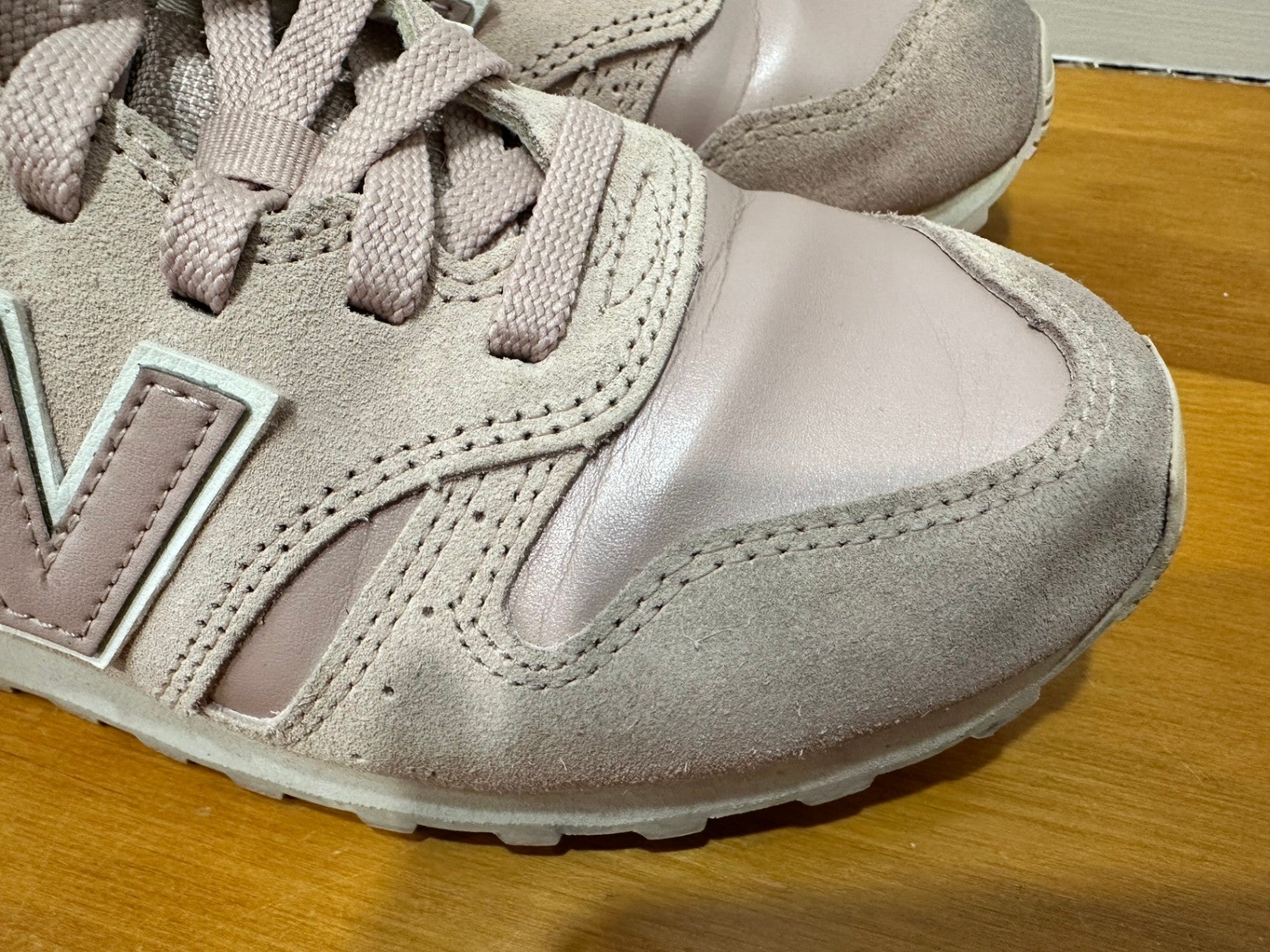 New Balance - Pale Pink Sneakers - Size 7