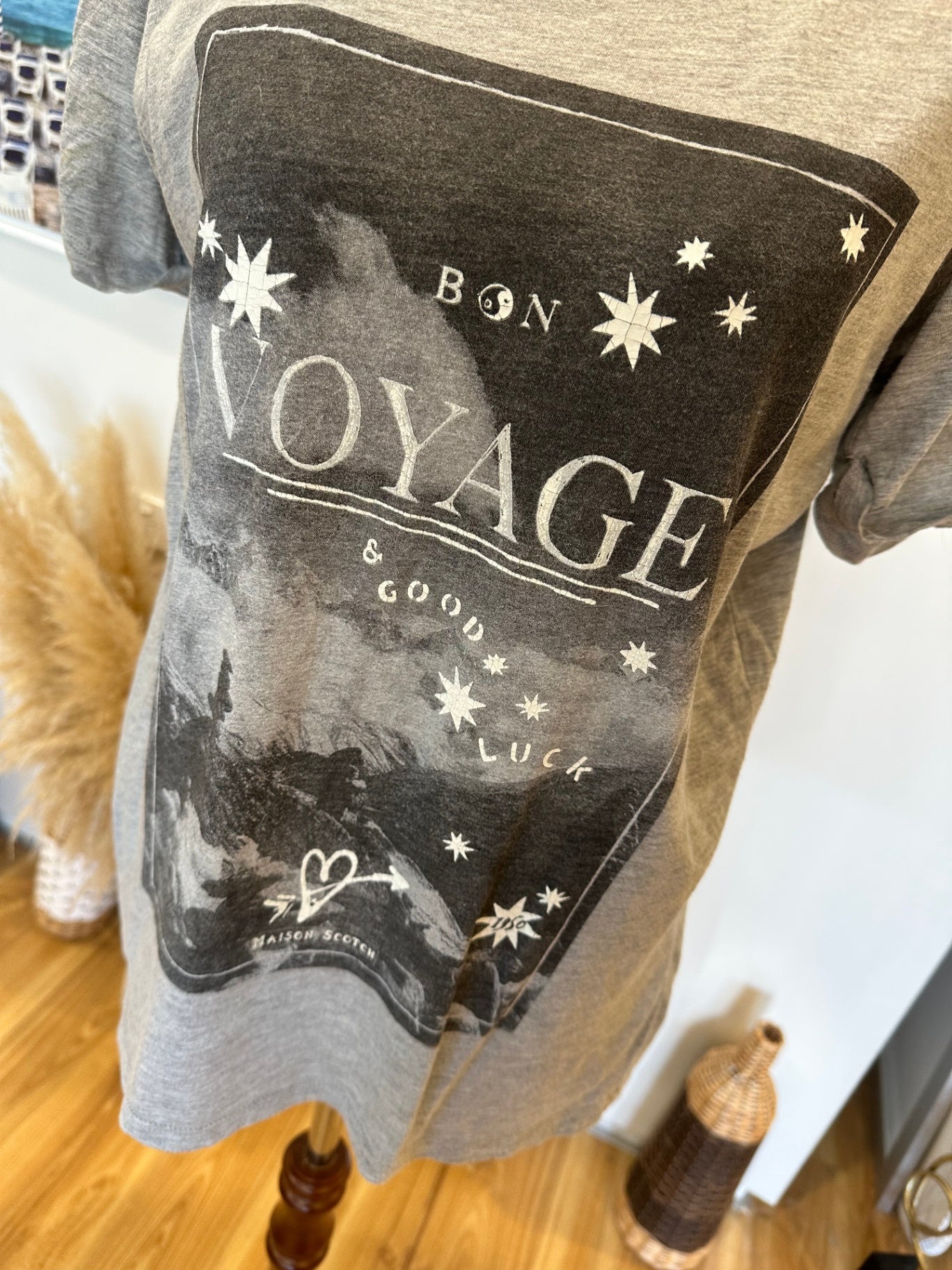 [SALE] Scotch & Soda - Grey T-Shirt - Bon Voyage - Extra Small / Small Gray