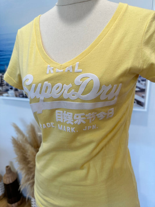 SuperDry - T-Shirt - Extra Small - Yellow