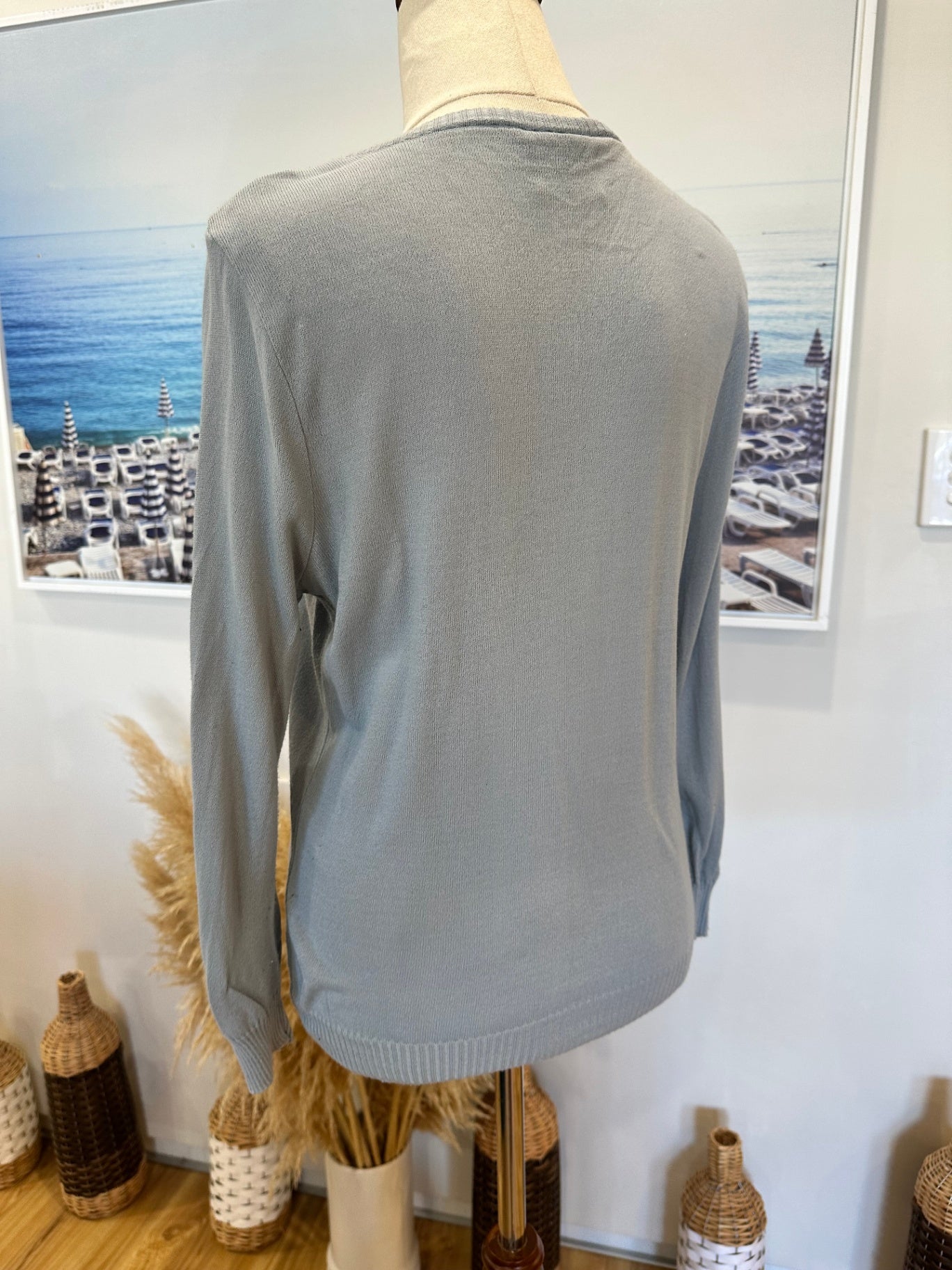 [SALE] Sabatini Cardigan - Large - Light Blue