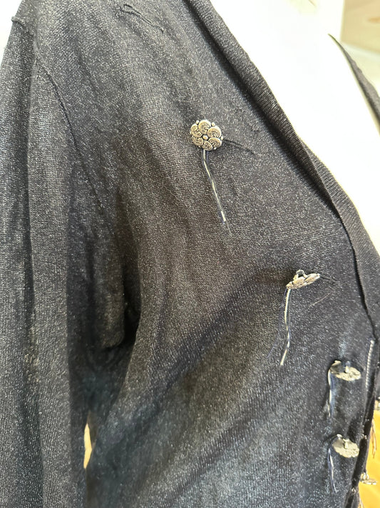 [SALE] Marilyn Seyb - Cardigan - Size 12 - Black