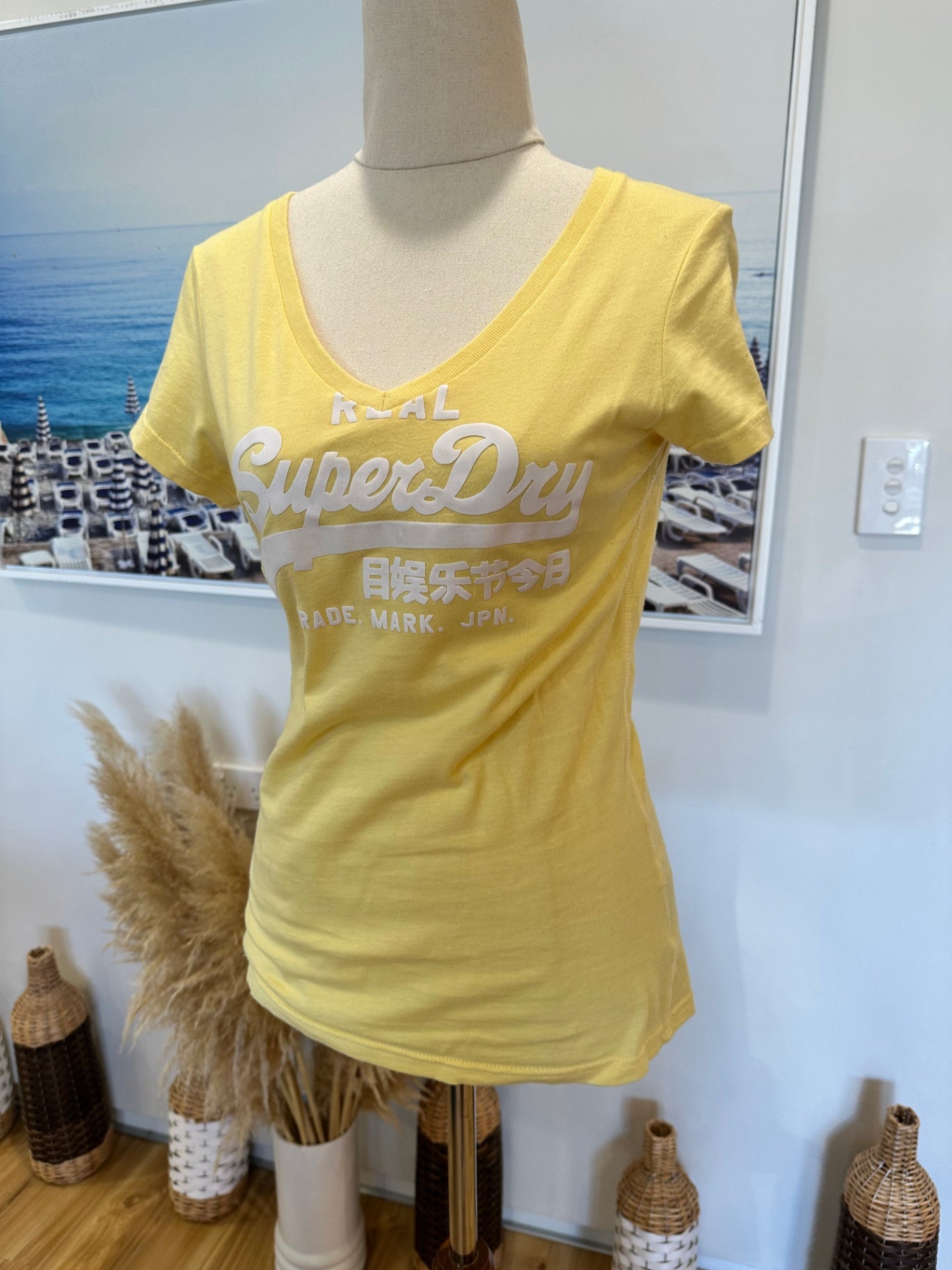 SuperDry - T-Shirt - Extra Small - Yellow