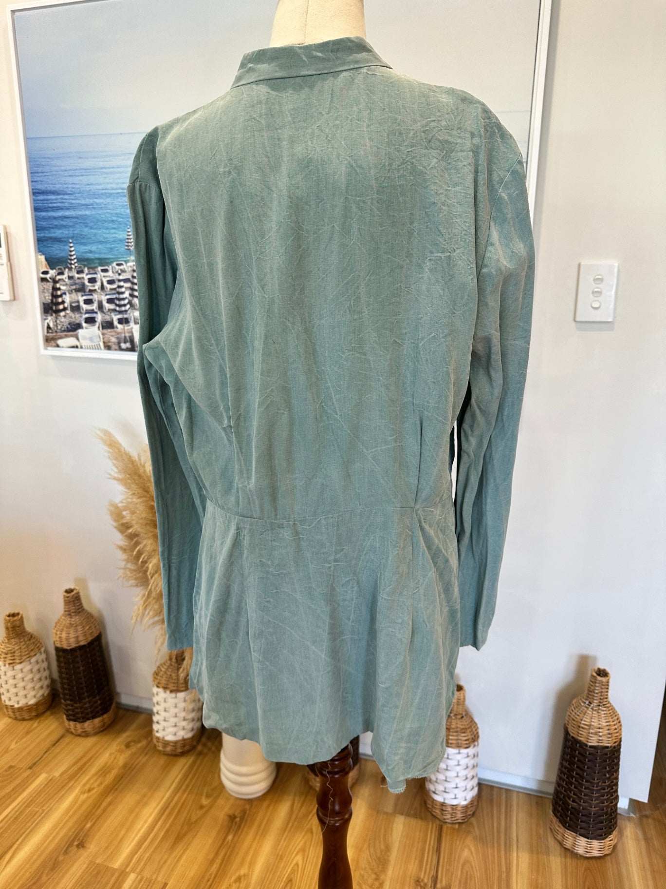 [SALE] Vintage 80's Blazer - Large - Light Blue *Some flaws*