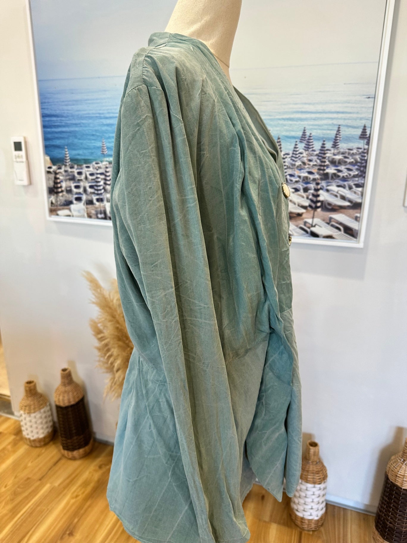 [SALE] Vintage 80's Blazer - Large - Light Blue *Some flaws*