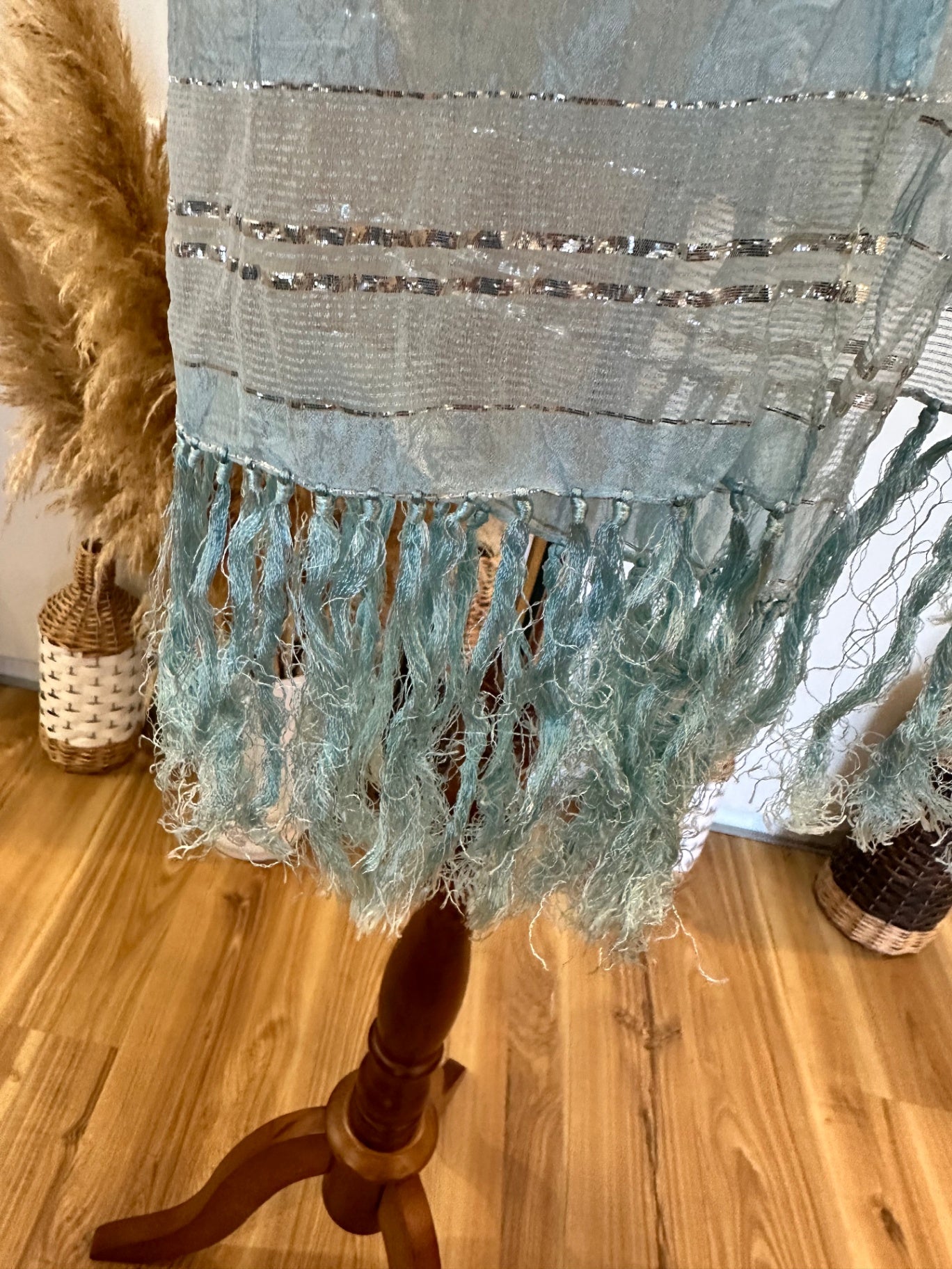 [SALE] Vintage 50's Scarf - Light blue