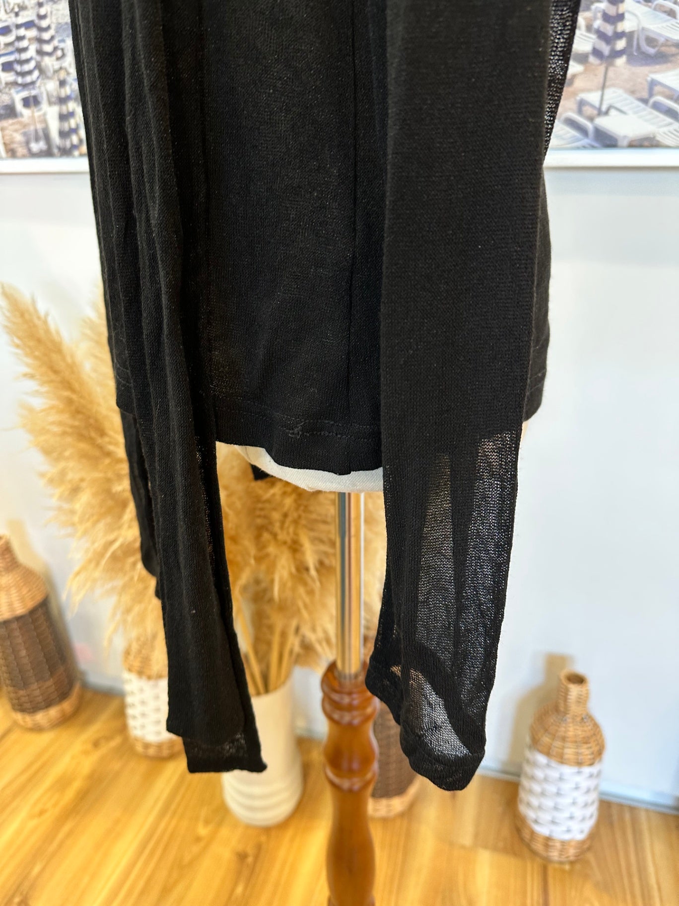 [SALE] Valerie Frank -- Black Top - Size 14 - Made in New Zealand