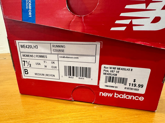 New Balance - Pale Pink Sneakers - Size 7