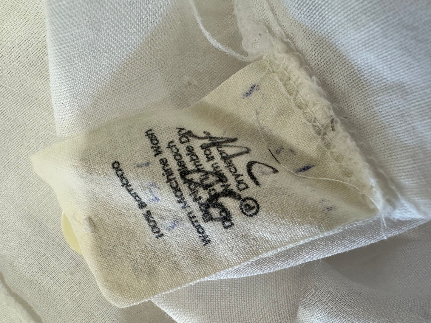 [SALE] Untouched World - Bamboo Shirt - Extra Large - White / Cream