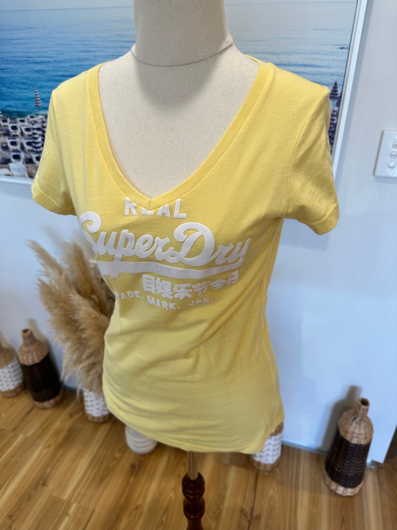 SuperDry - T-Shirt - Extra Small - Yellow