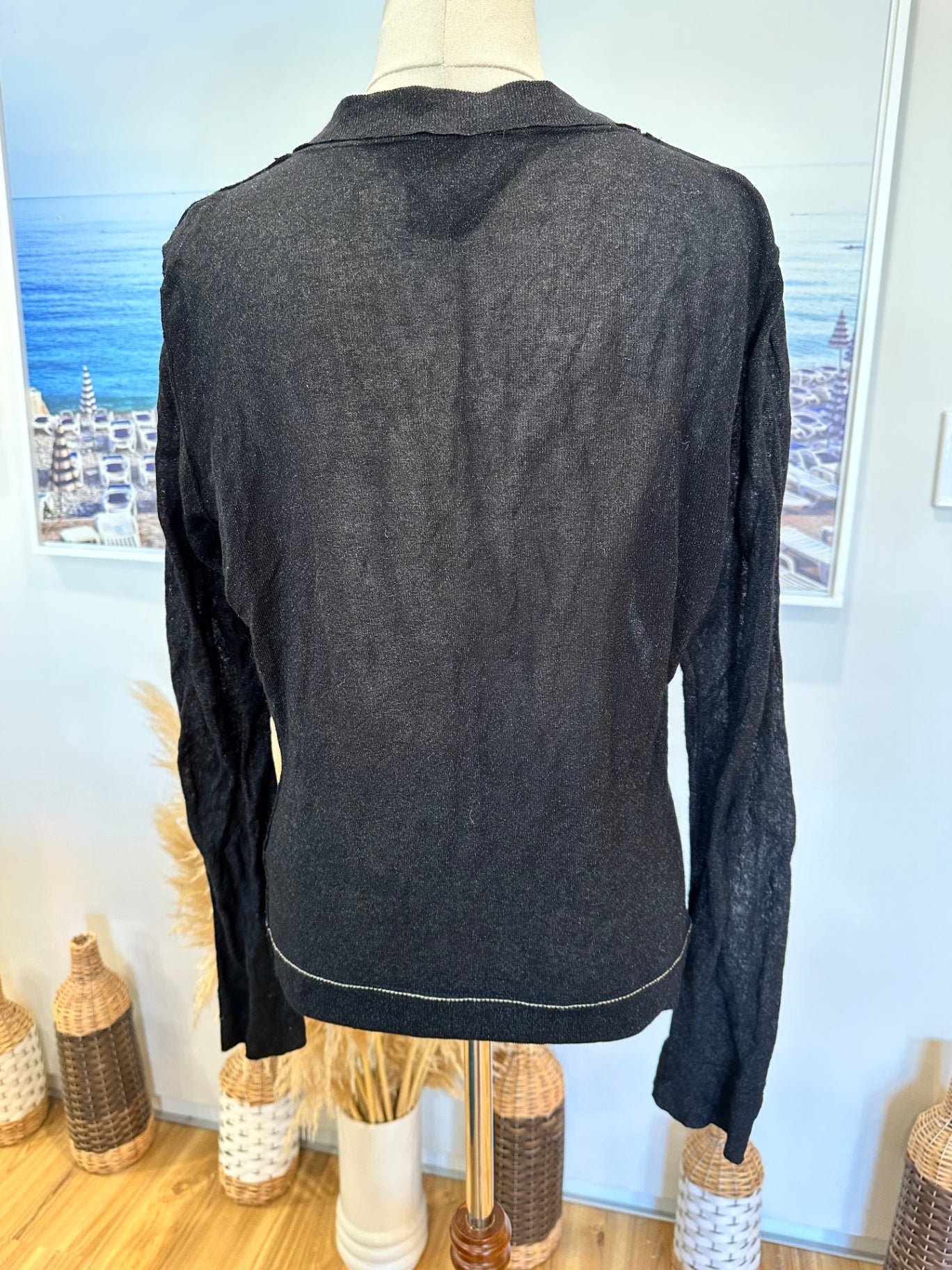 [SALE] Marilyn Seyb - Cardigan - Size 12 - Black