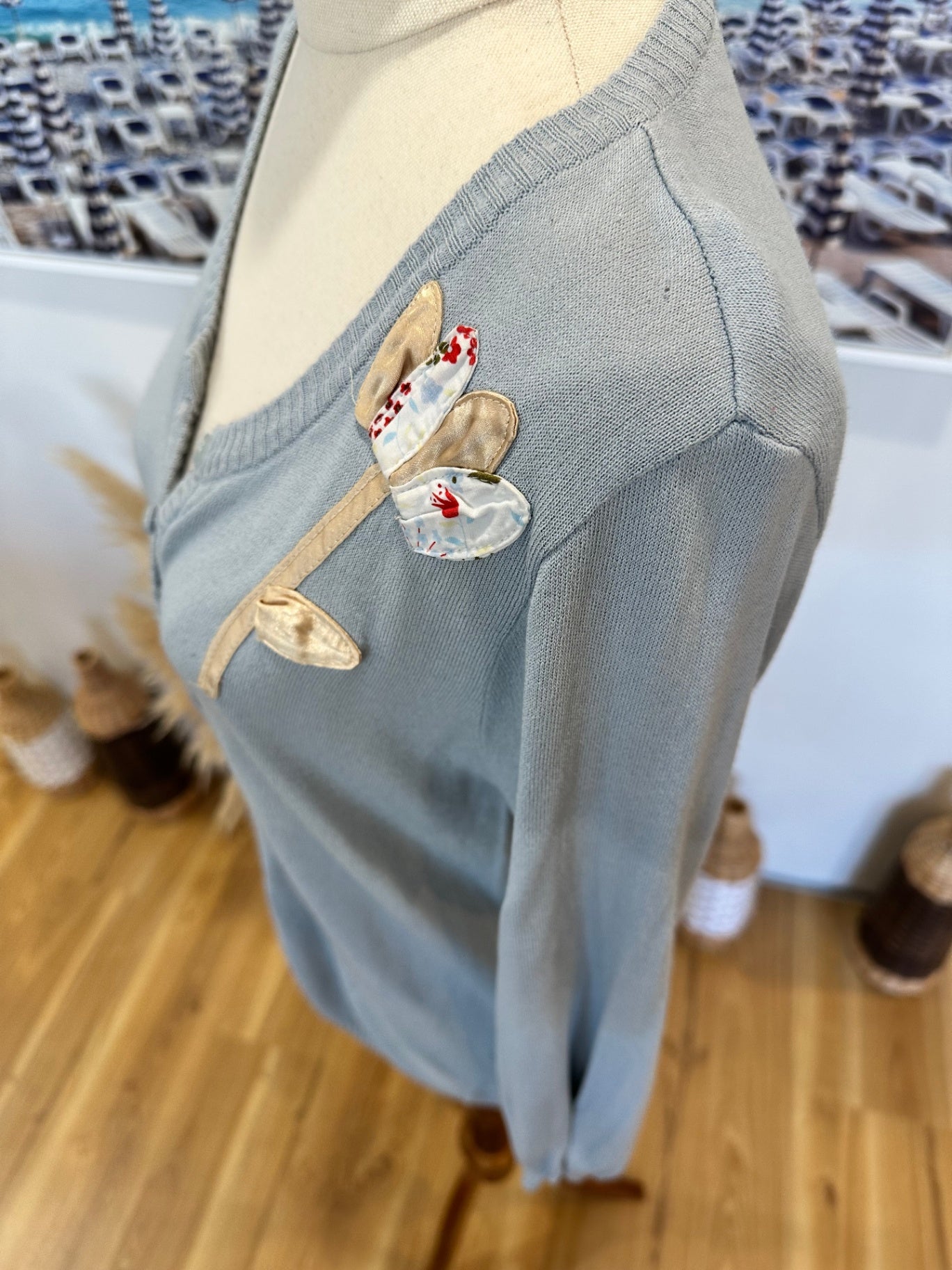 [SALE] Sabatini Cardigan - Large - Light Blue