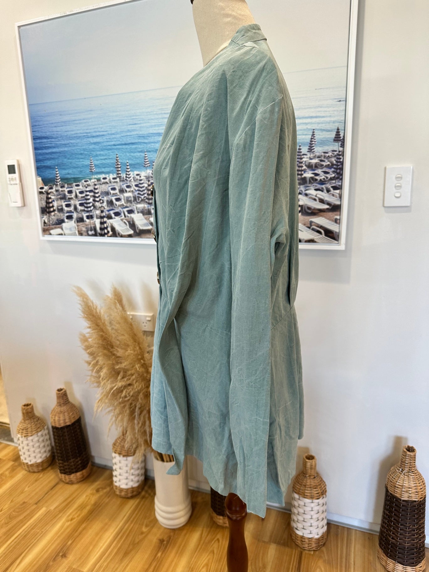 [SALE] Vintage 80's Blazer - Large - Light Blue *Some flaws*