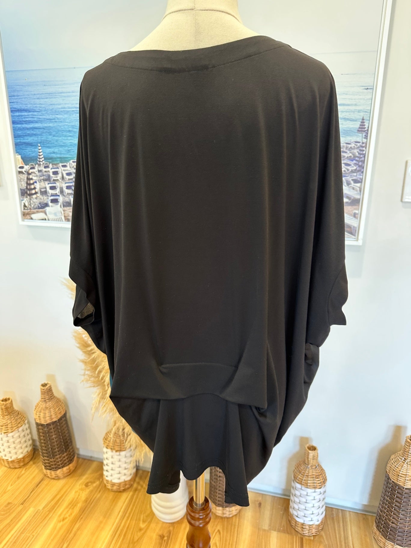 [SALE] Emma Rose - Blouse - Size 18 - Black and Teal