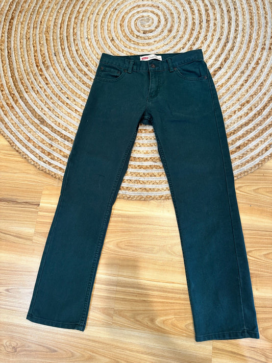 [SALE] Levi's - Slim Straight - Dark Green Jeans - Size 27